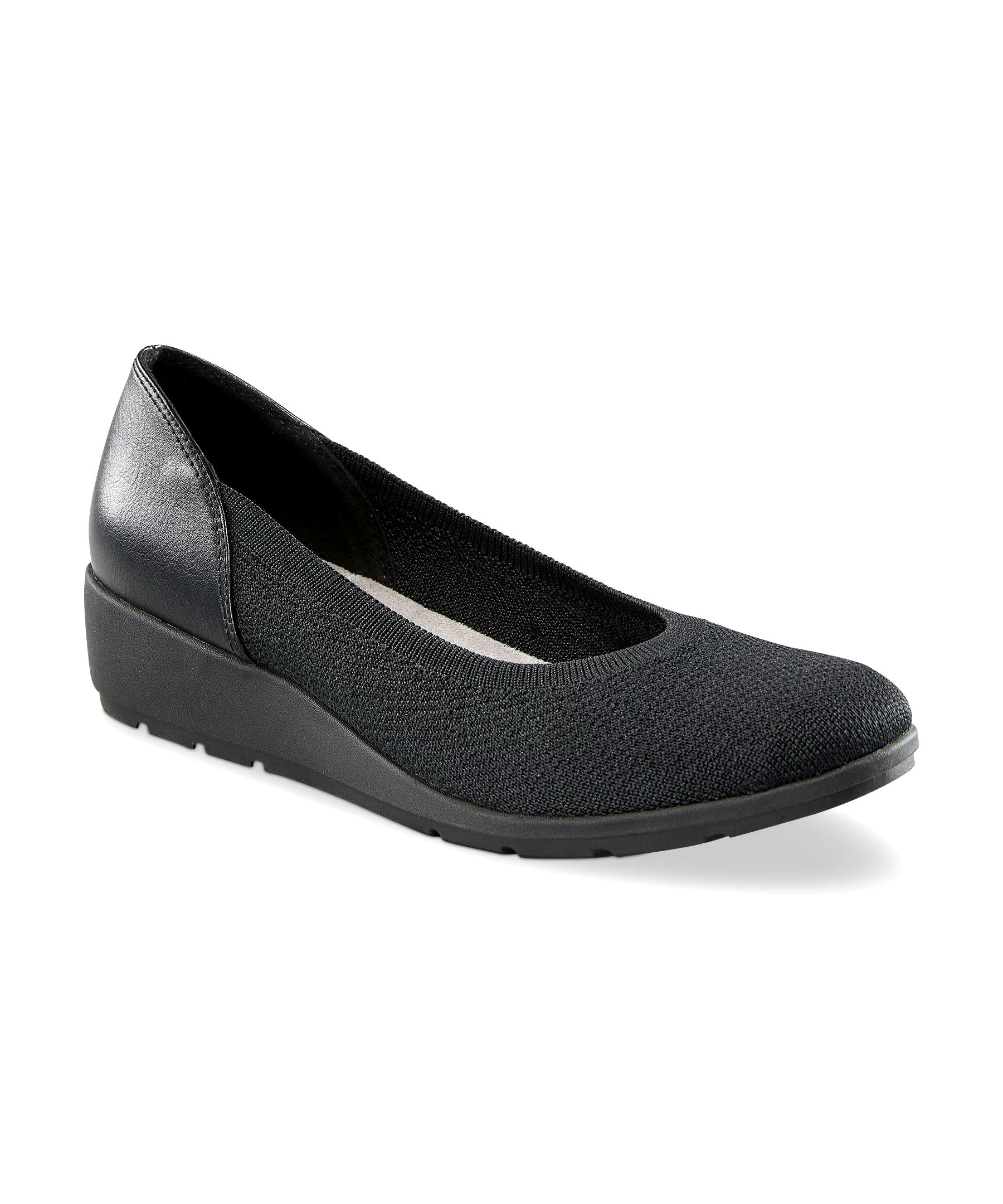 Denver Hayes Women's Maggie Slip-On Wedge Knit Shoe