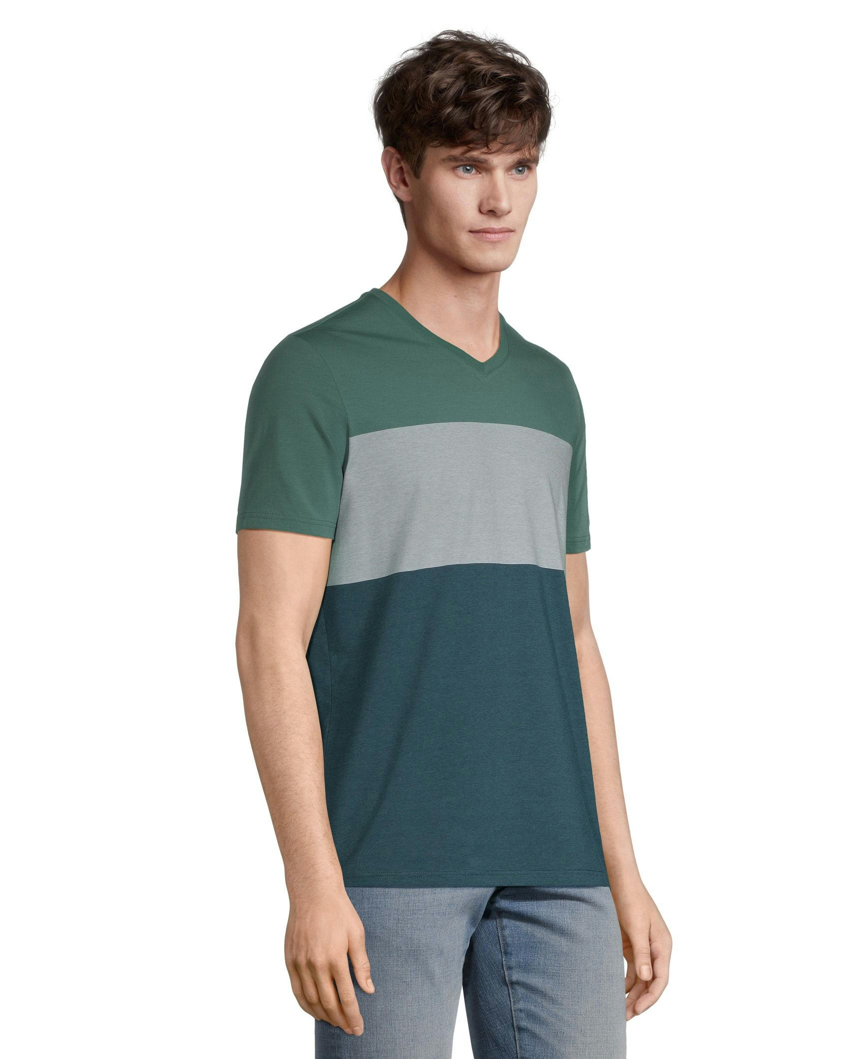 Denver Hayes Men's Seasonal Stretch V Neck T Shirt