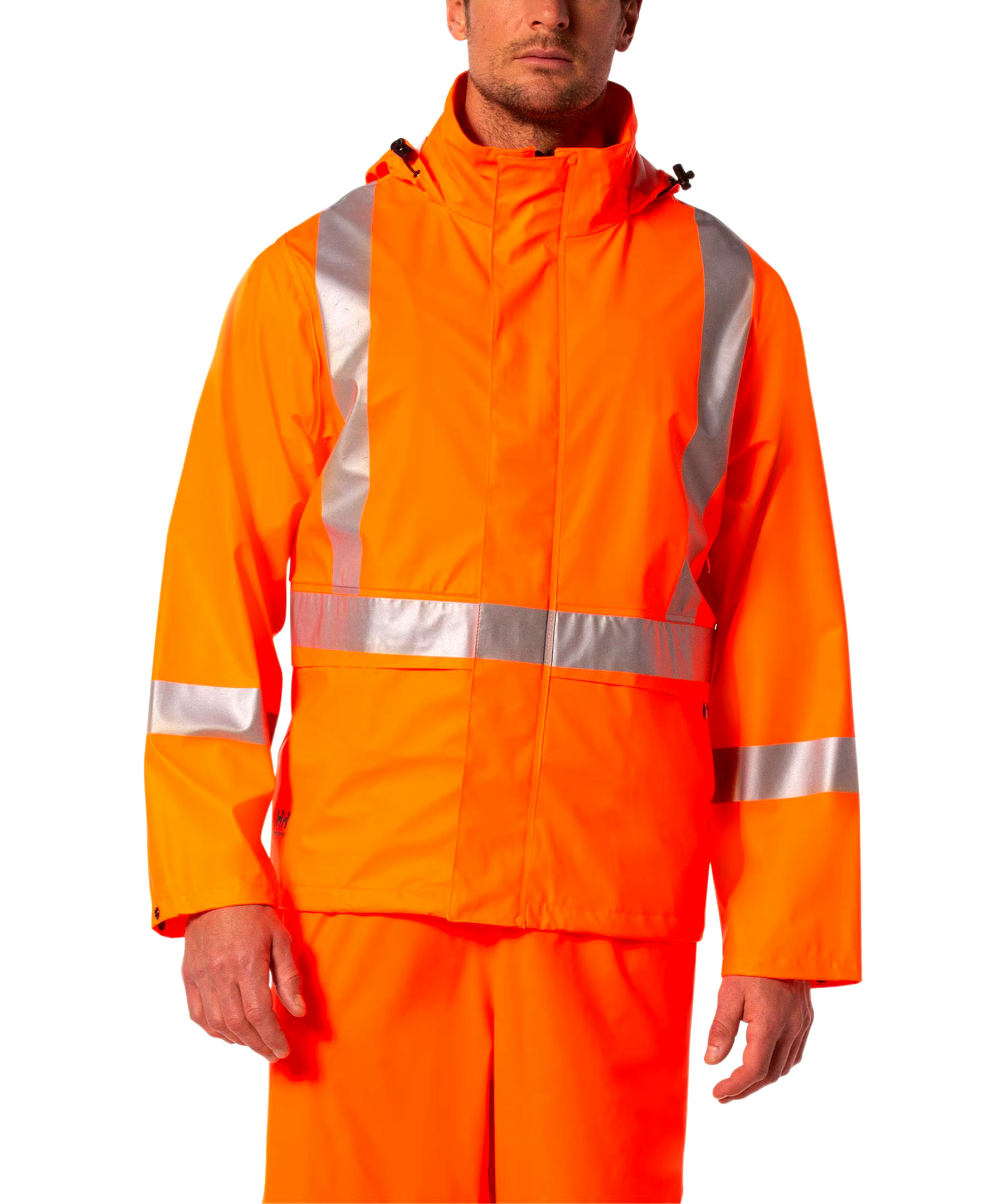 Helly Hansen Workwear Men's ALTA Hi Vis Rain Jacket