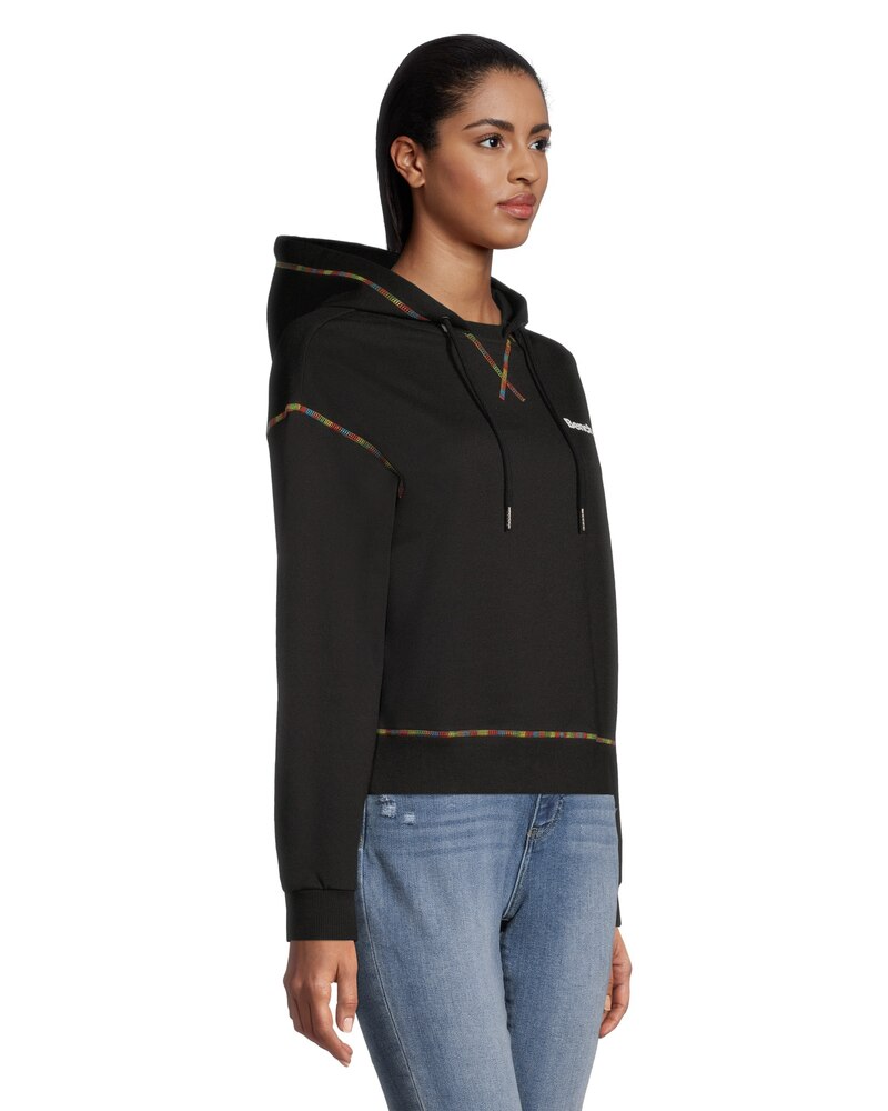 Women's French Terry Cropped Hoodie Sweatshirt