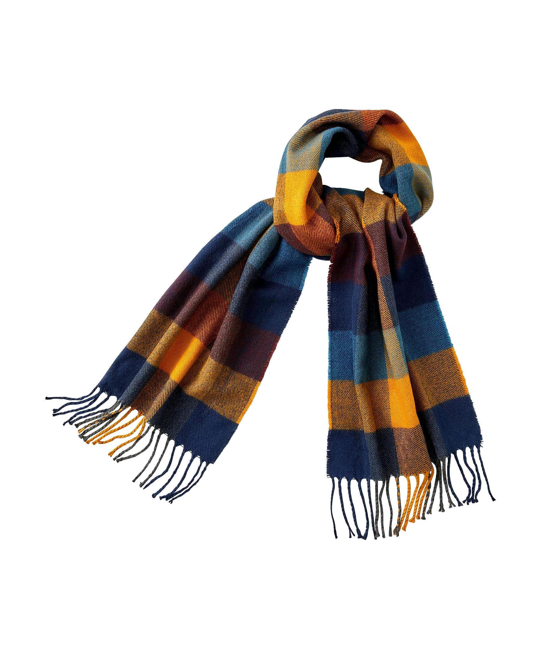 WindRiver Acrylic Woven Scarf- Plaid