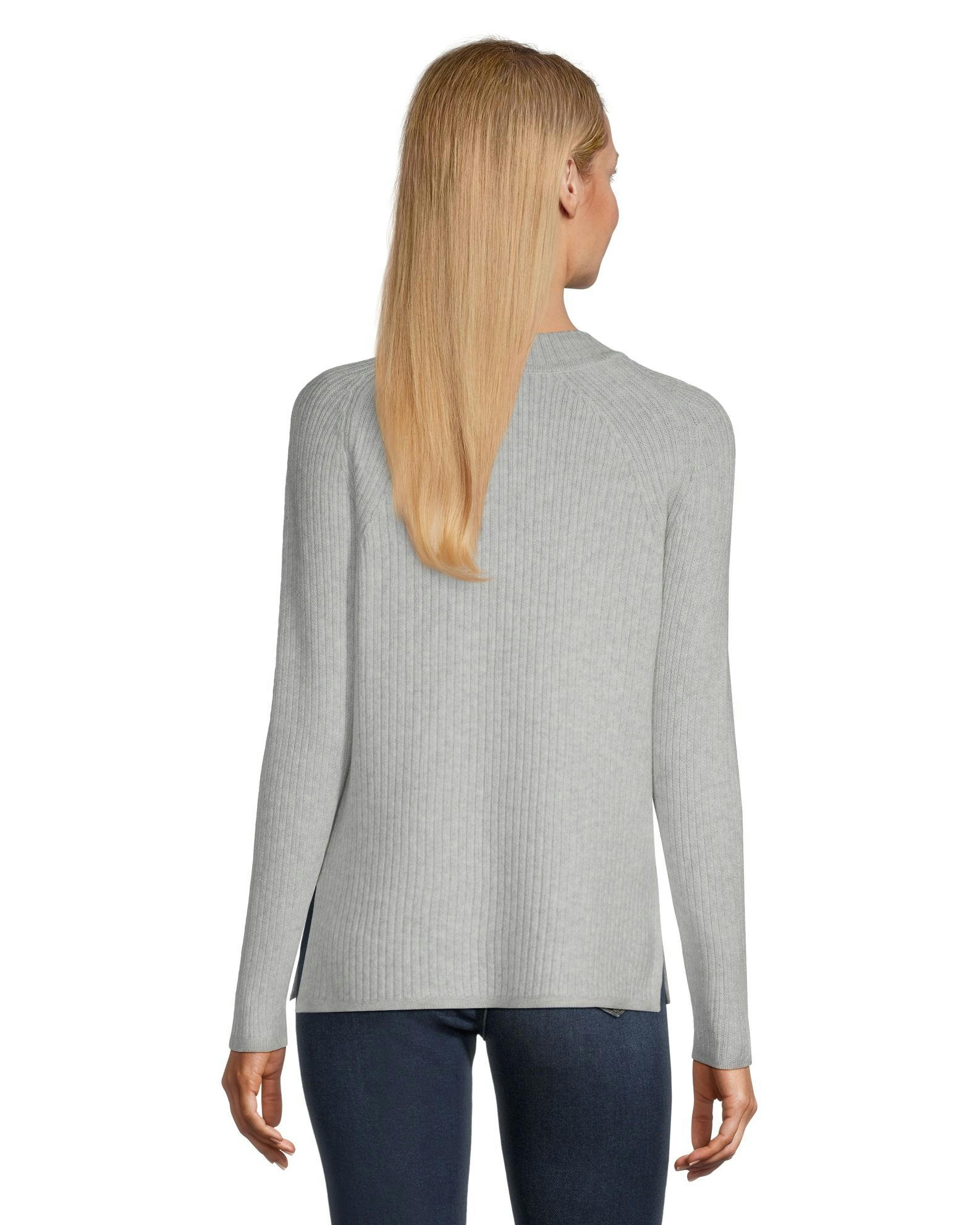 Denver Hayes Women's Semi Fitted Cozy Ribbed Crewneck Pullover