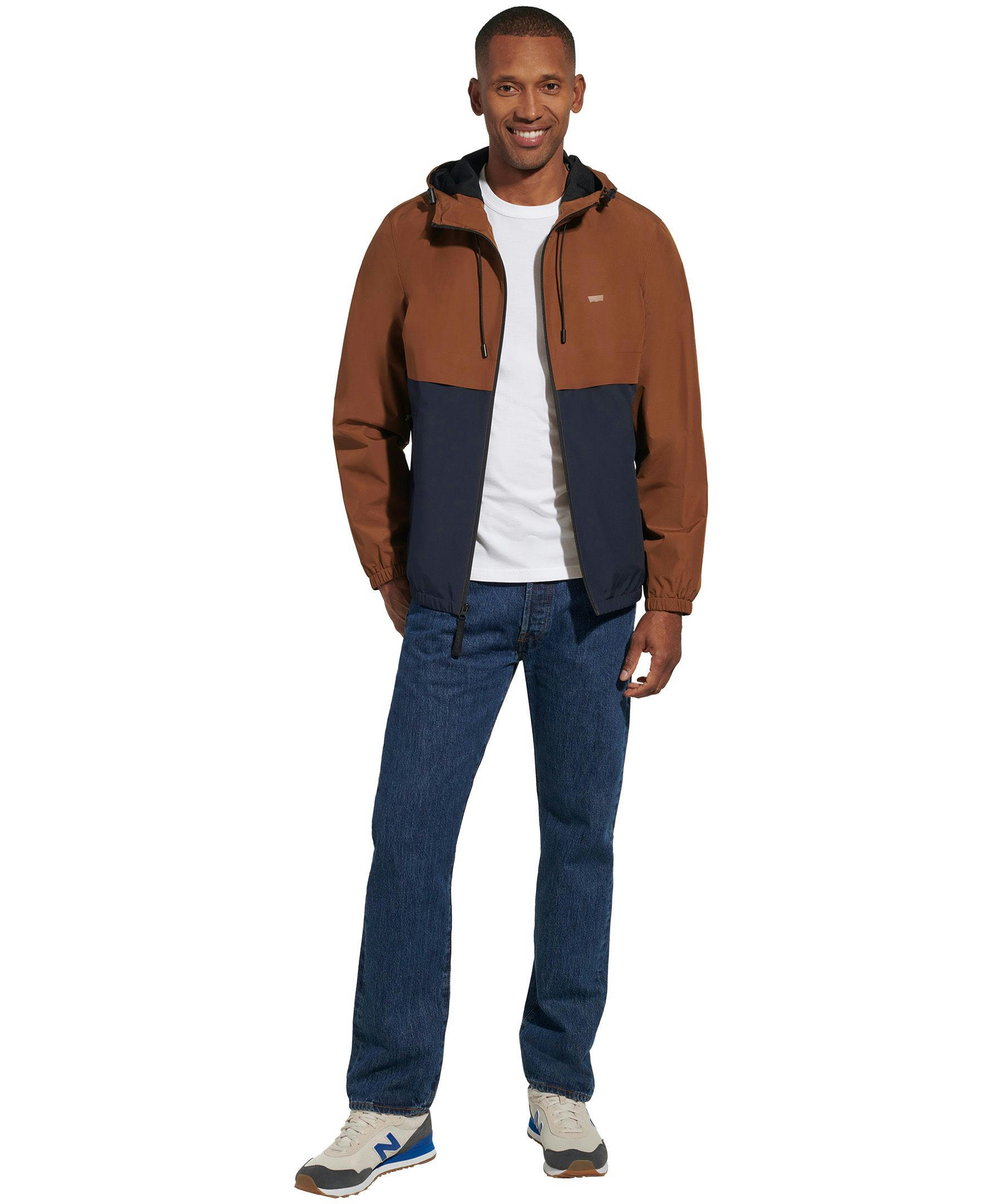 Levi's Men's Lightweight Water Resistant Rain Windbreaker