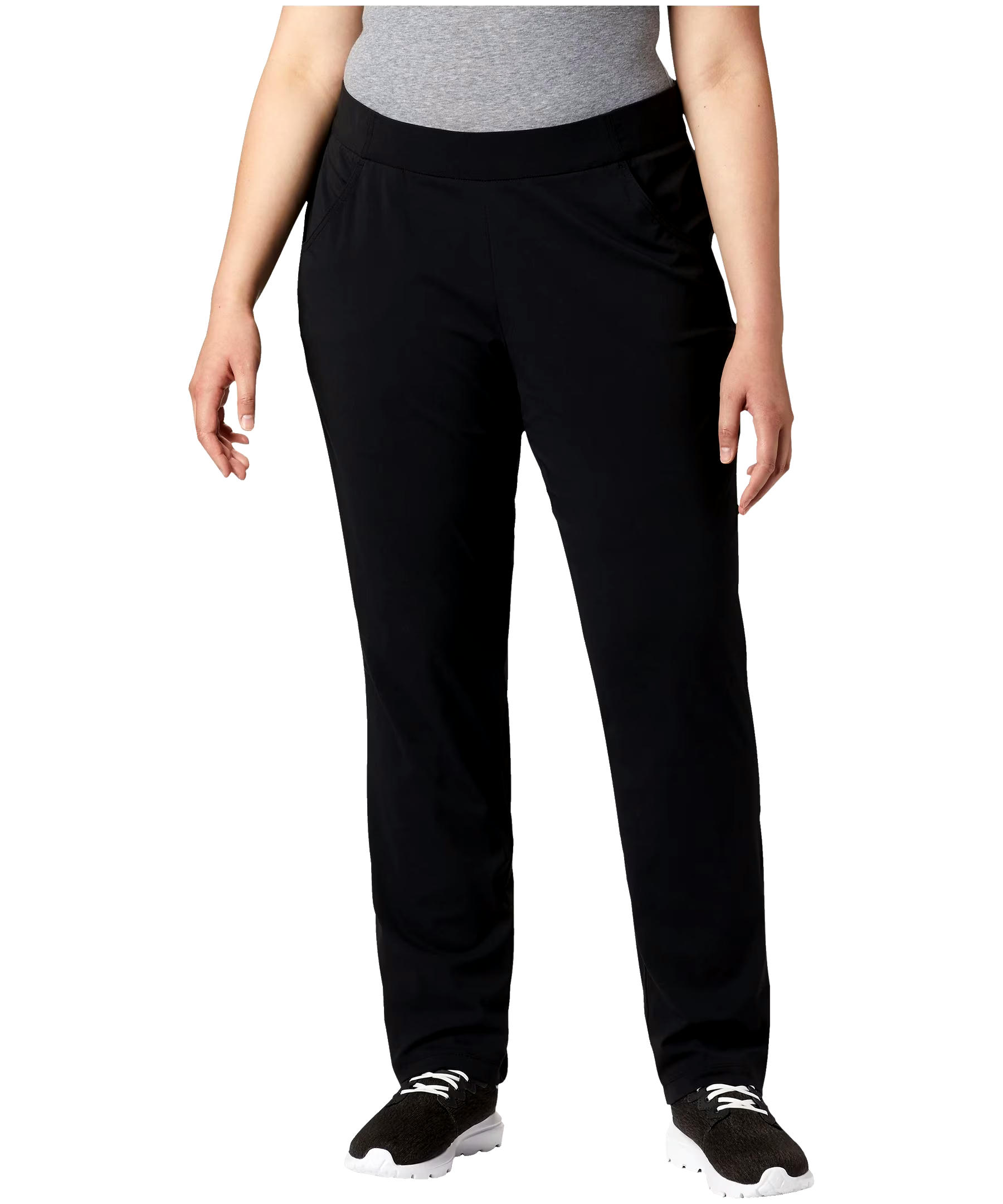 Columbia Women's Anytime Casual Pull On Pants, Hiking, Casual, Slim Fit, Mid Rise, Stretch