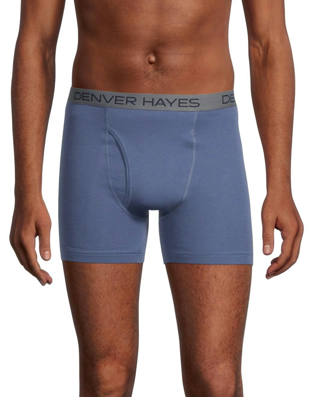 Denver Hayes Men's 3 Pack Solid Boxer Briefs