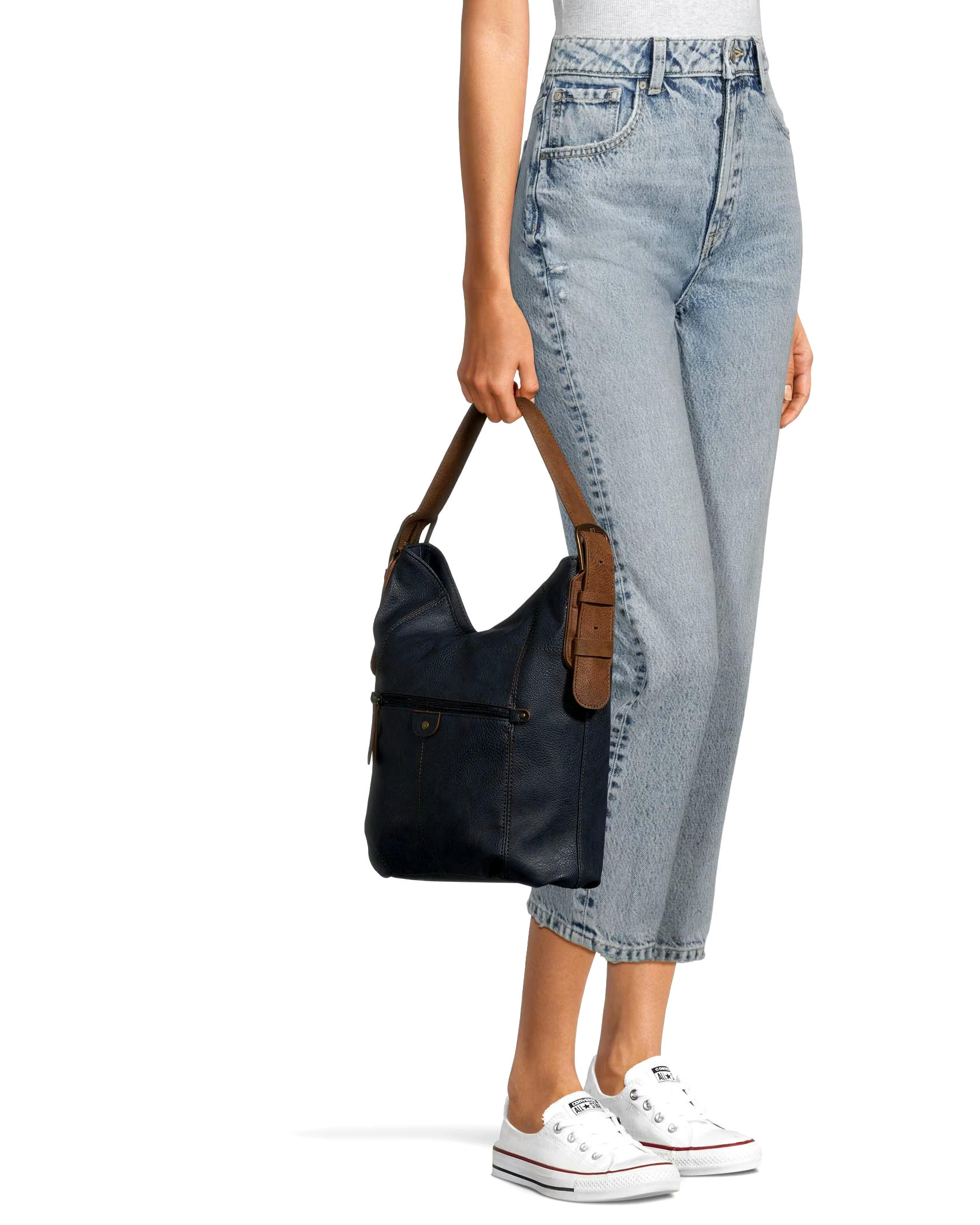 Denver Hayes Handbag with Contrast Strap