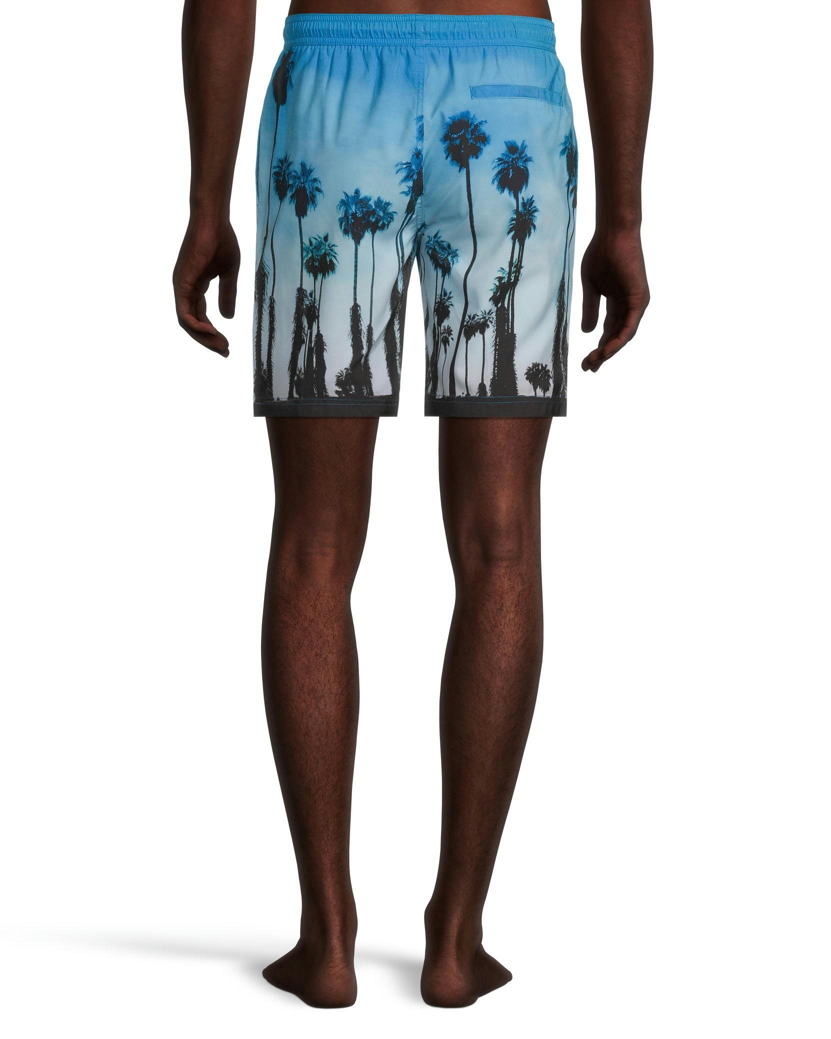 EXP Men's Camo Mid Rise Swim Shorts