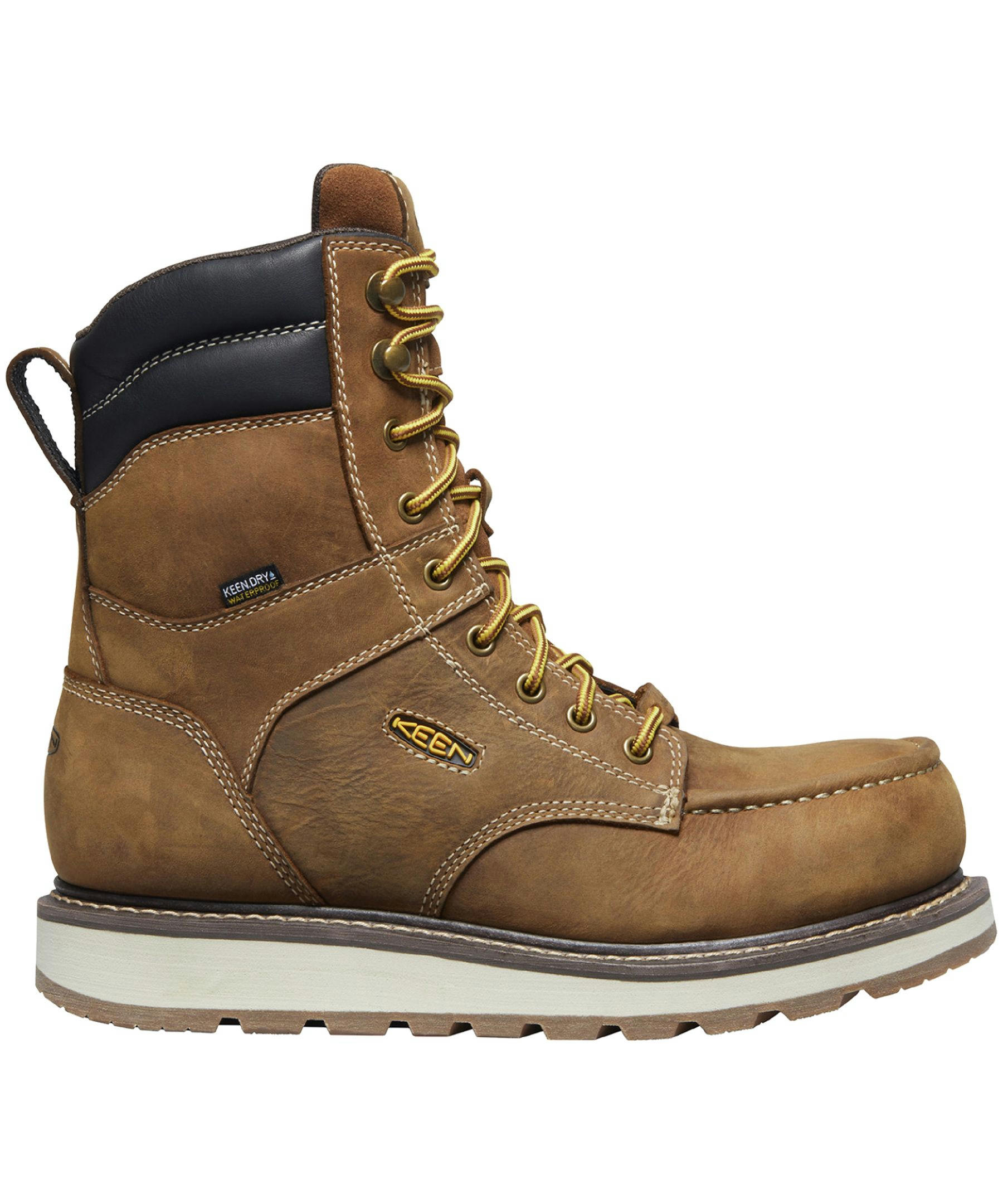 Keen Utility Men's 8 Inch Cincinnati Composite Toe Composite Plate Waterproof Work Boots