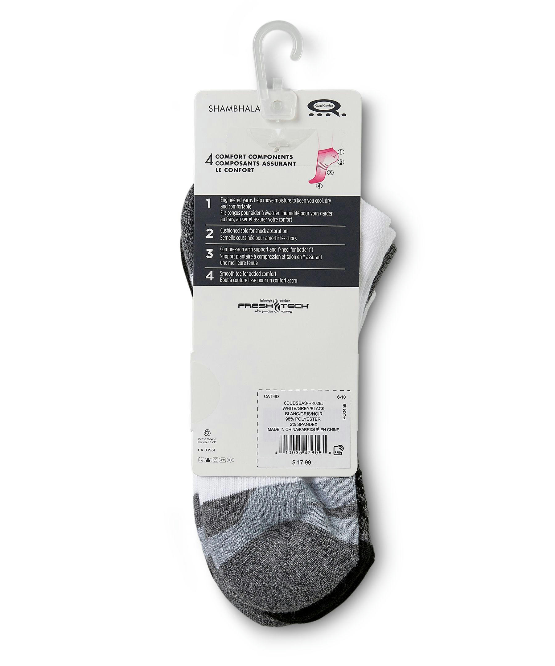 Shambhala Women's 3-Pack Low Cut Sport Socks