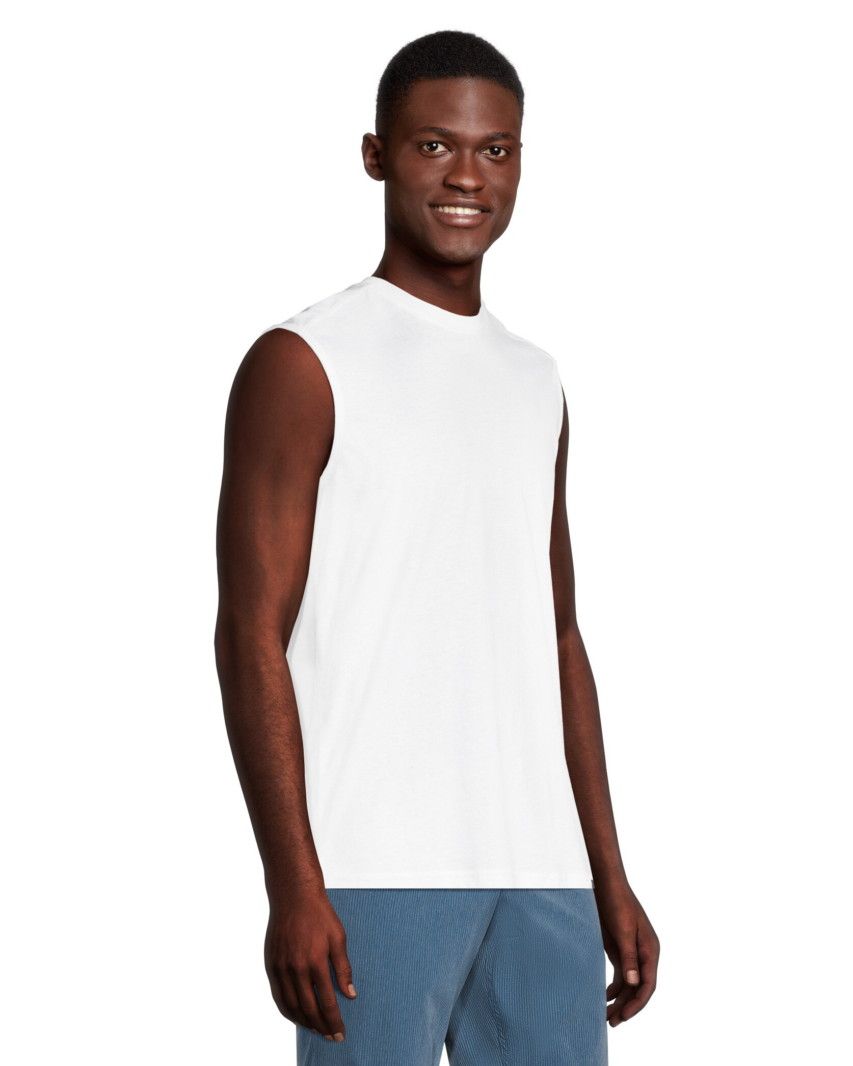 FarWest Men's Basic Sleeveless Muscle Top