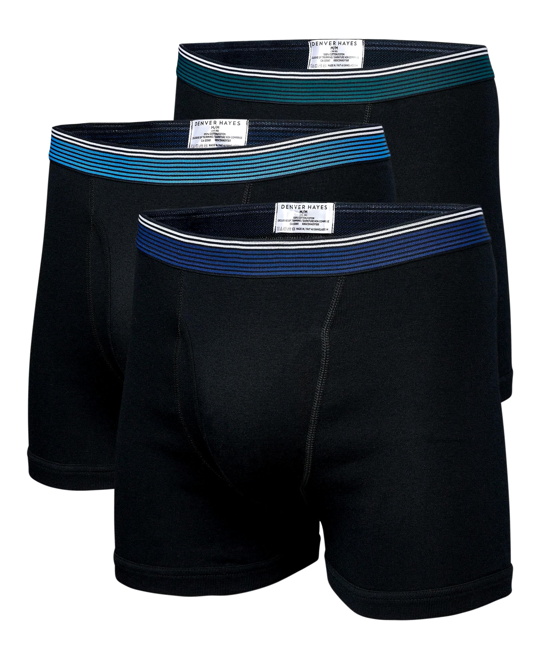 Denver Hayes Men's 3 Pack Boxer Briefs