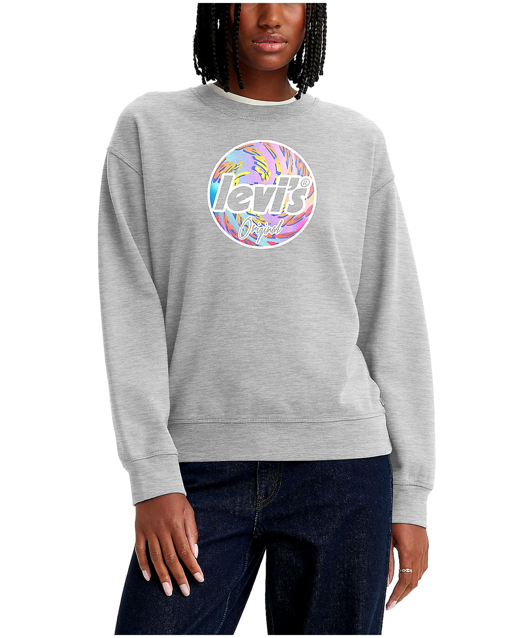 Levi's Women's Cozy Graphic Crewneck Sweatshirt