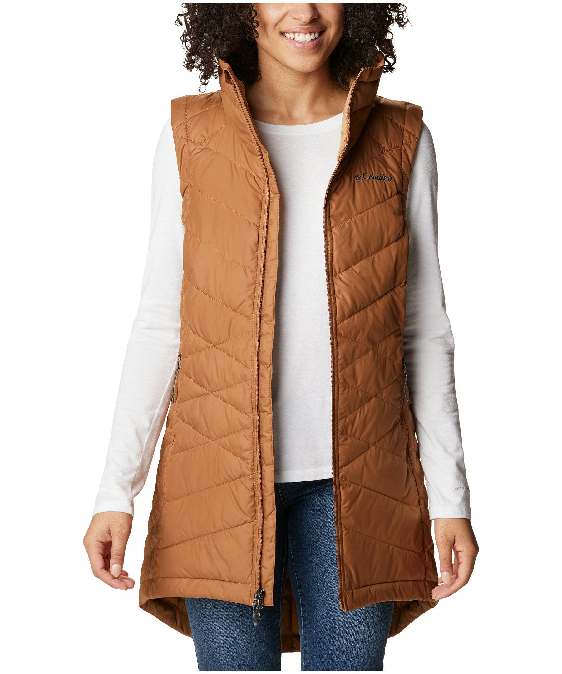Columbia Women's Heavenly Vest, Insulated, Semi-Fitted, Winter, Long