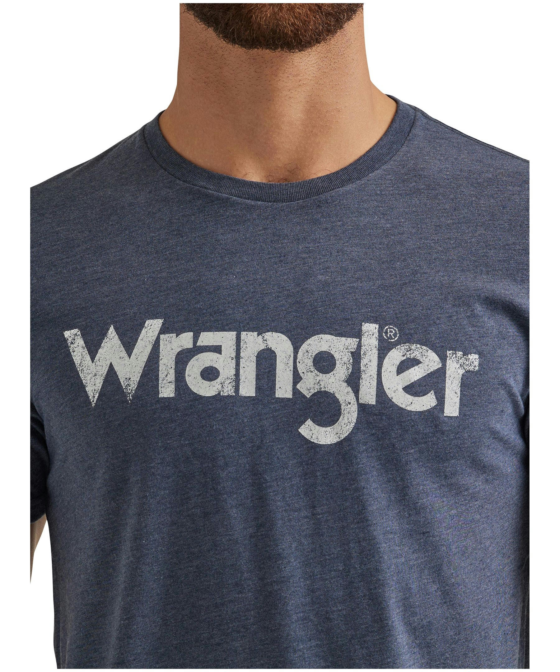 Wrangler Men's Graphic Logo Short Sleeve T Shirt