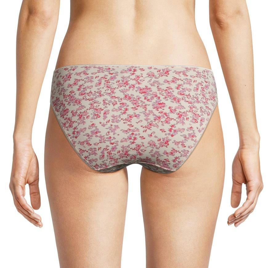 Denver Hayes Women's 5 Pack Cotton Stretch Bikini Panty