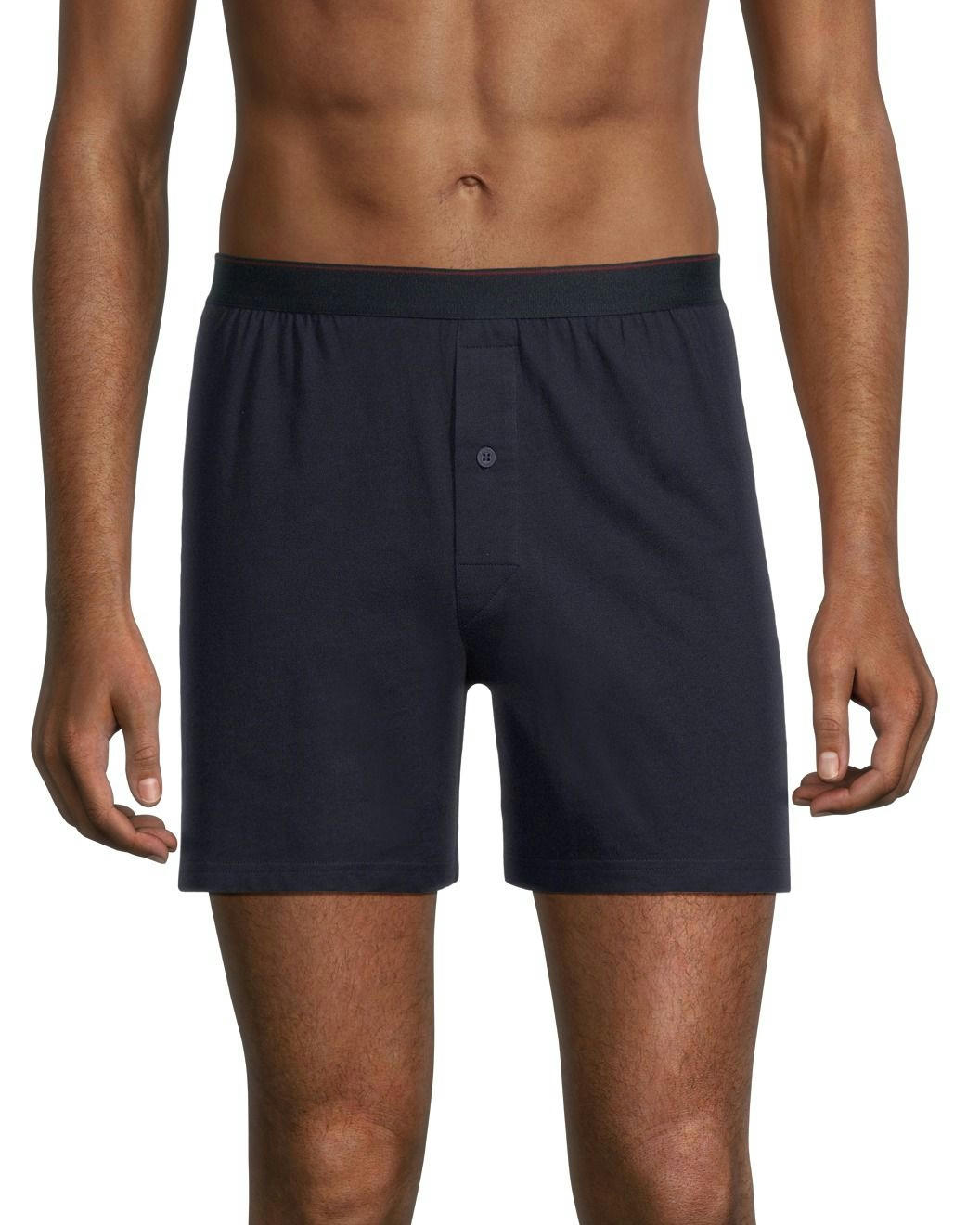 Denver Hayes Men's 2 Pack Yarn Dye Loose Fit Boxer Briefs