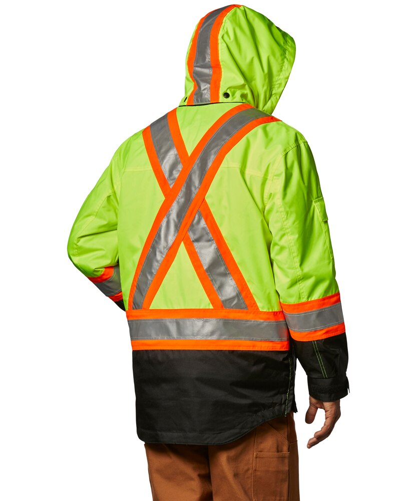 Dakota WorkPro Series Men's Hi-Visibility 7-In-1 T-MAX Lined Jacket