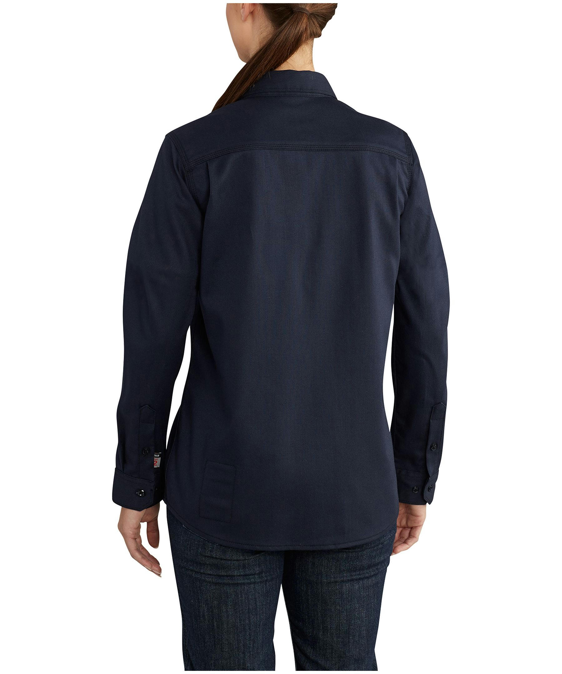 Carhartt Women's Flame Resistant Long Sleeve Relaxed Fit Rugged Flex Stretch Twill Work Shirt