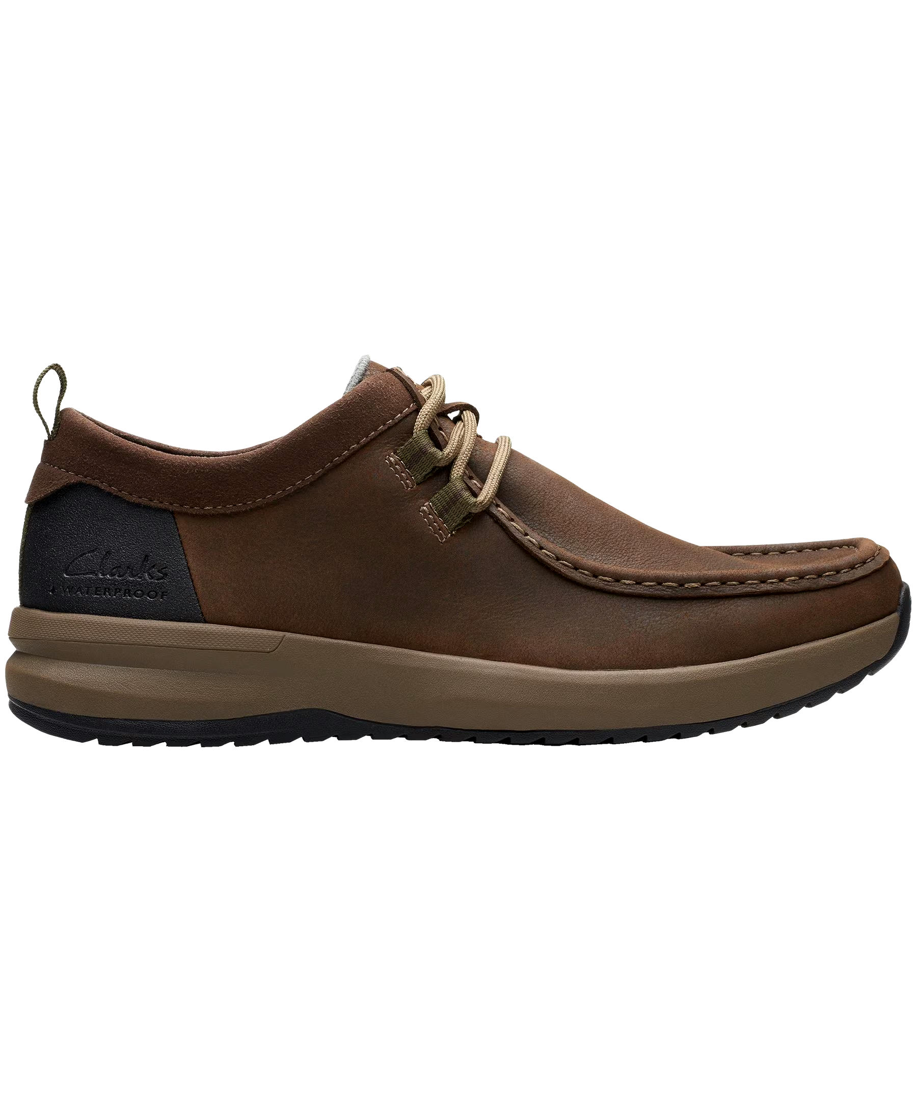 Clarks Men's Wellman Moc Waterproof Leather Shoes