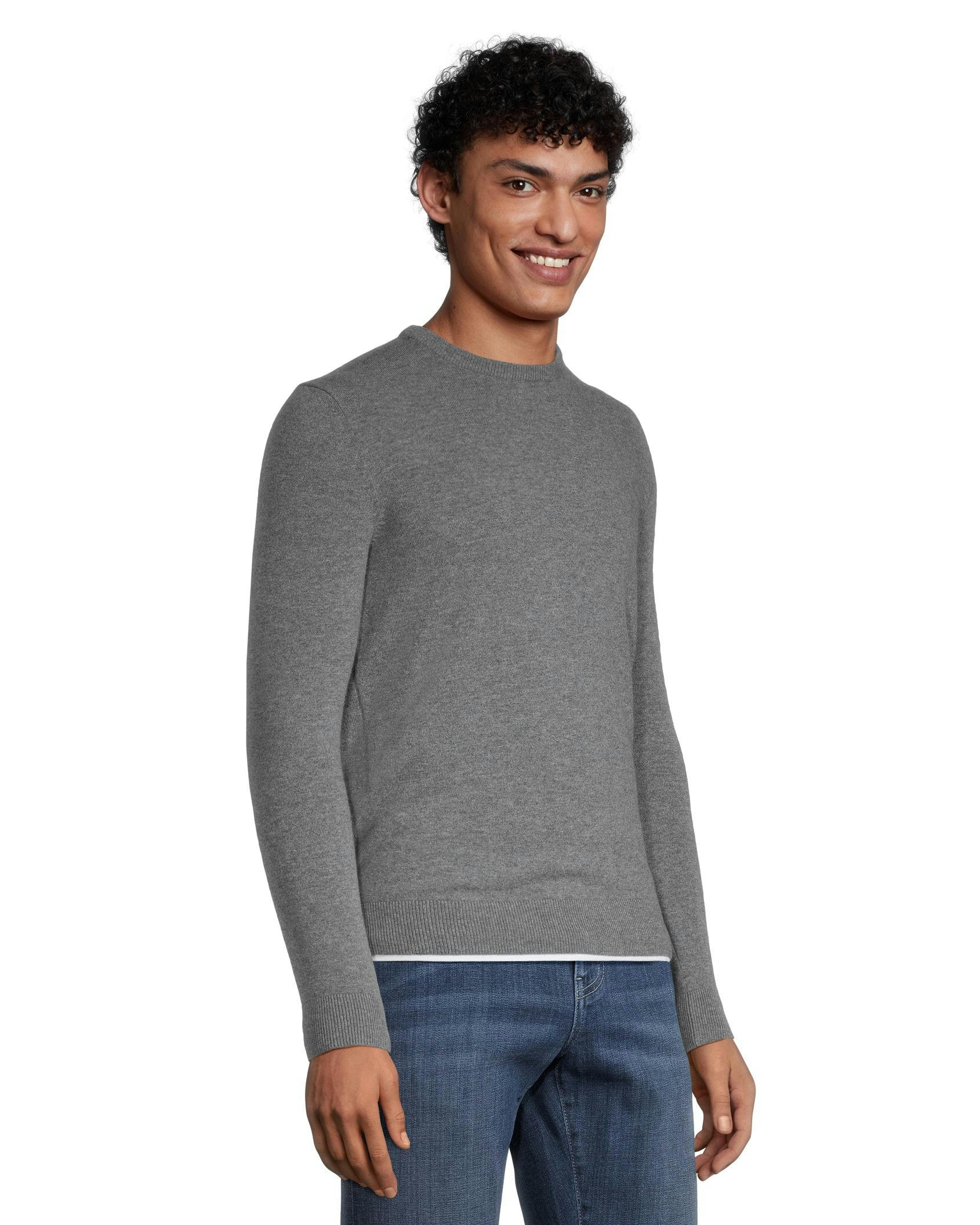 Denver Hayes Men's Cashmere Merino Crewneck Sweater