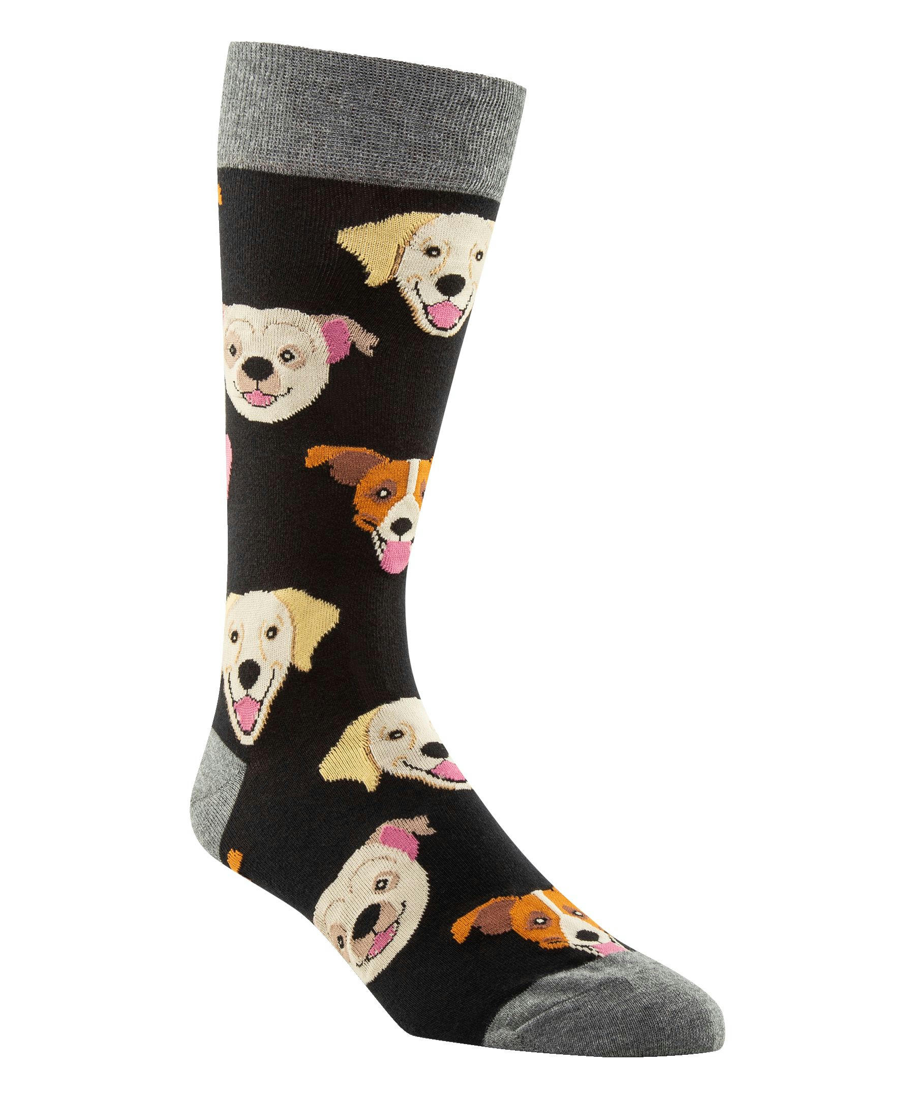 Denver Hayes Men's Novelty Animal Pattern Crew Socks