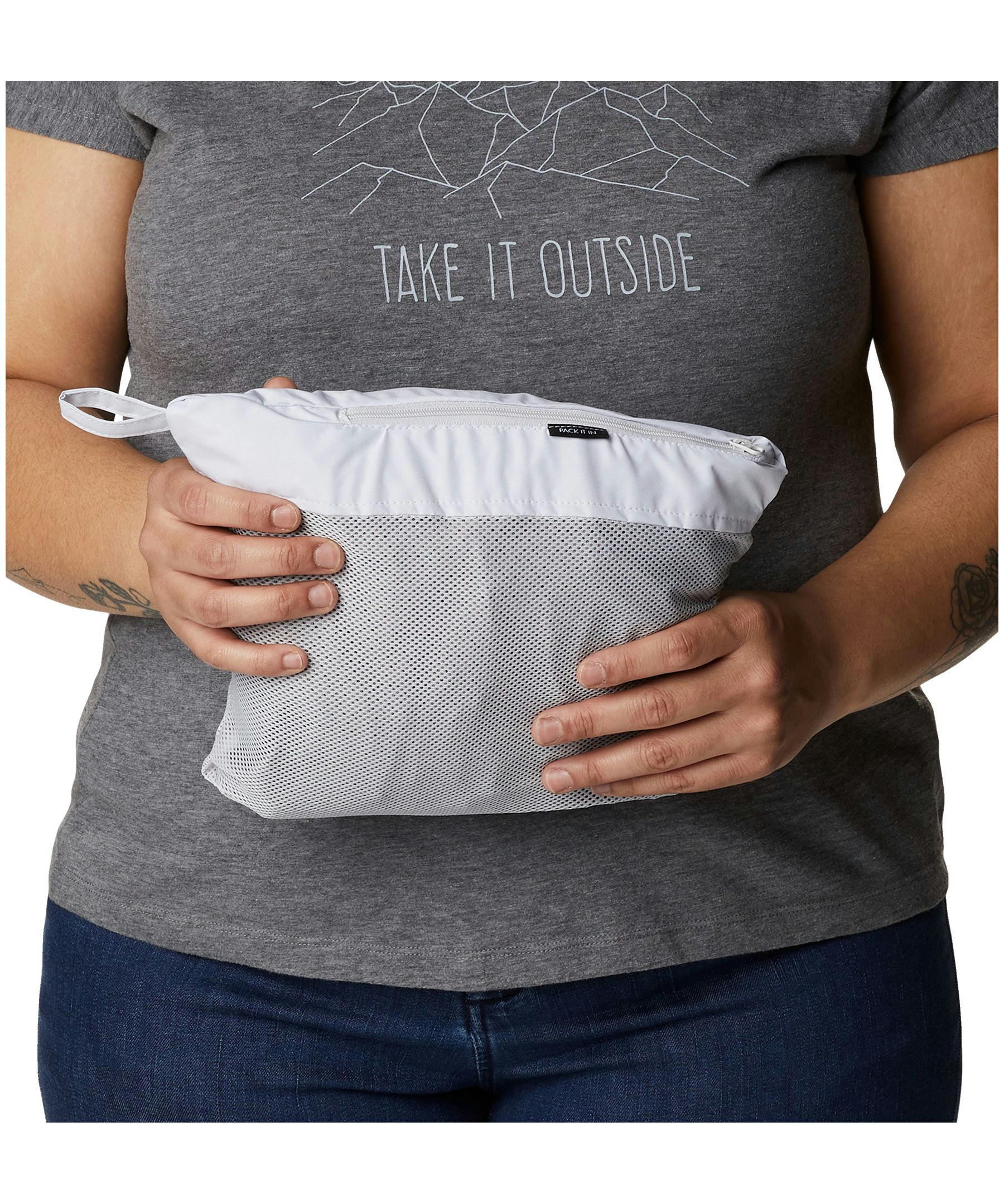 Columbia Women's Weekend Adventure Waterproof Omni-Tech Long Rain Jacket