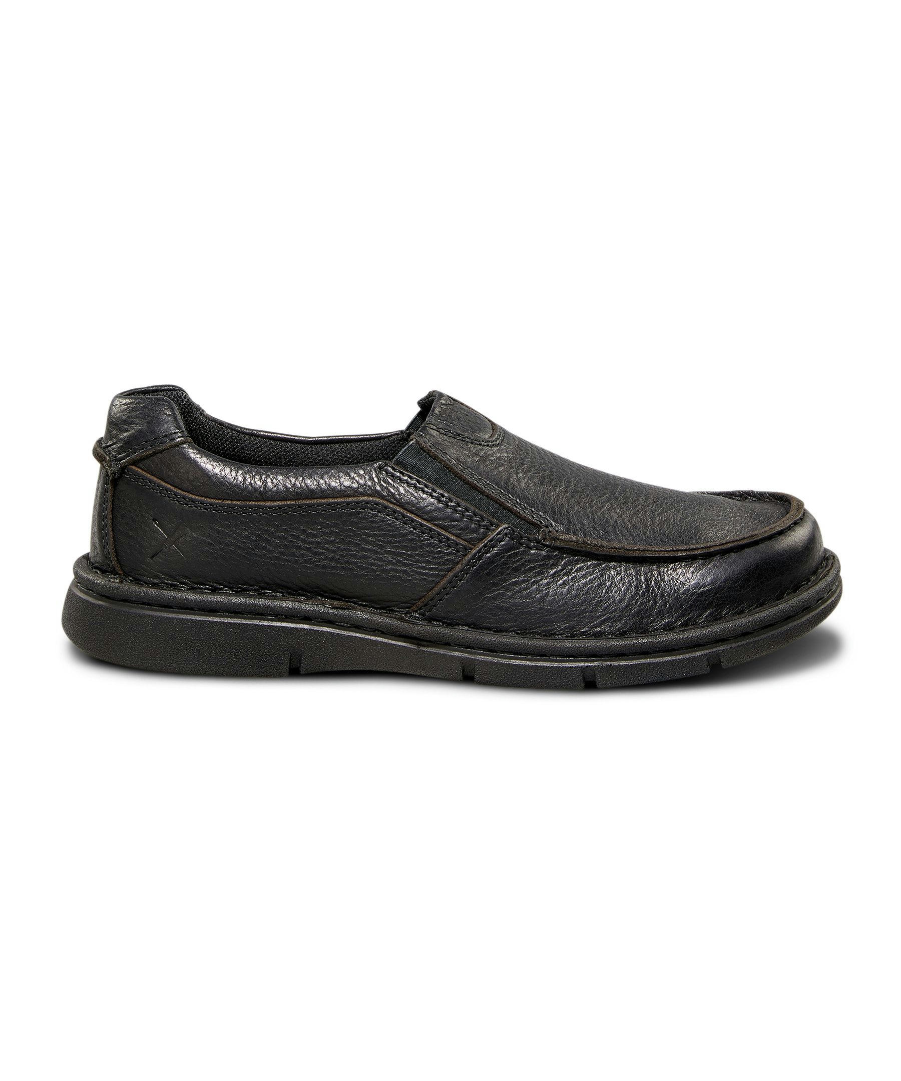 Denver Hayes Men's Danforth Quad Comfort Freshtech Slip-On Shoes - Black