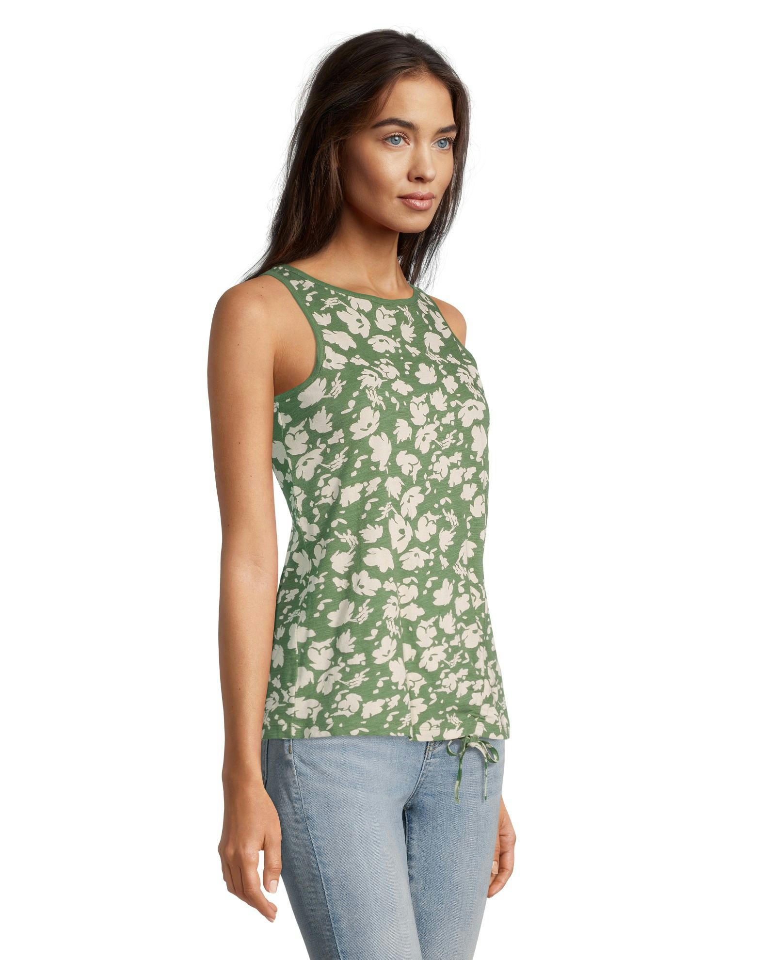 Women's Ruched Drawcord Tank