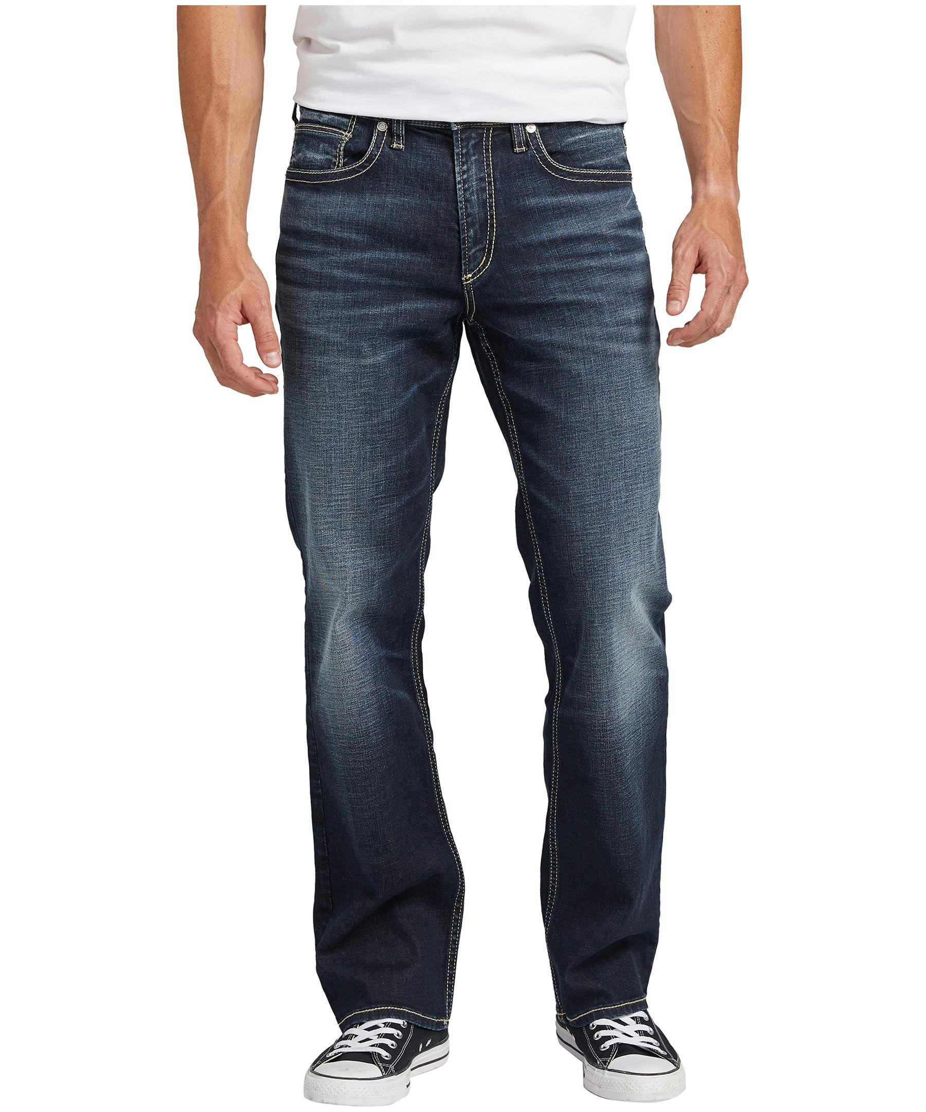 Silver Men's Gordie Relaxed Fit Straight Leg Jeans