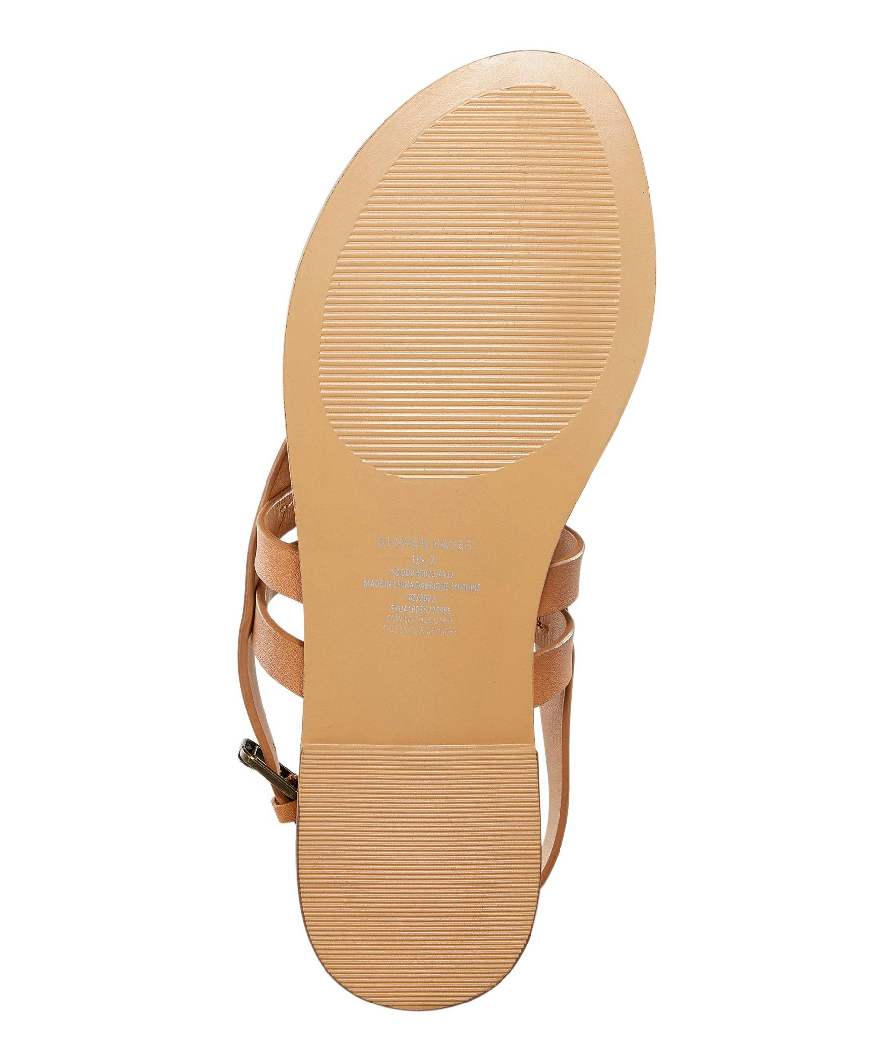 Women's Dianeris Leather Strappy Thong Sandals