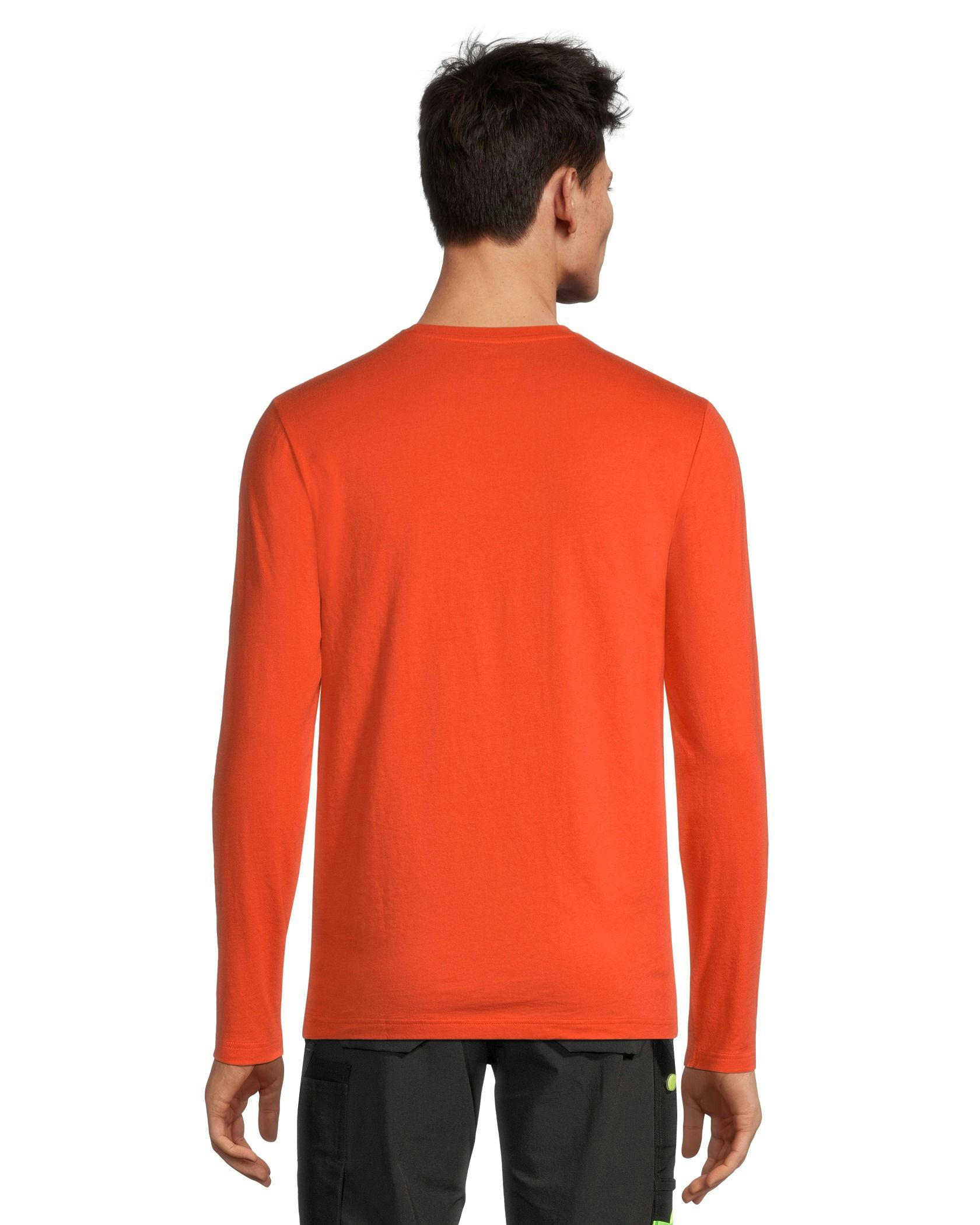 Helly Hansen Workwear Men's Sleeve Logo Cotton Long Sleeve T Shirt