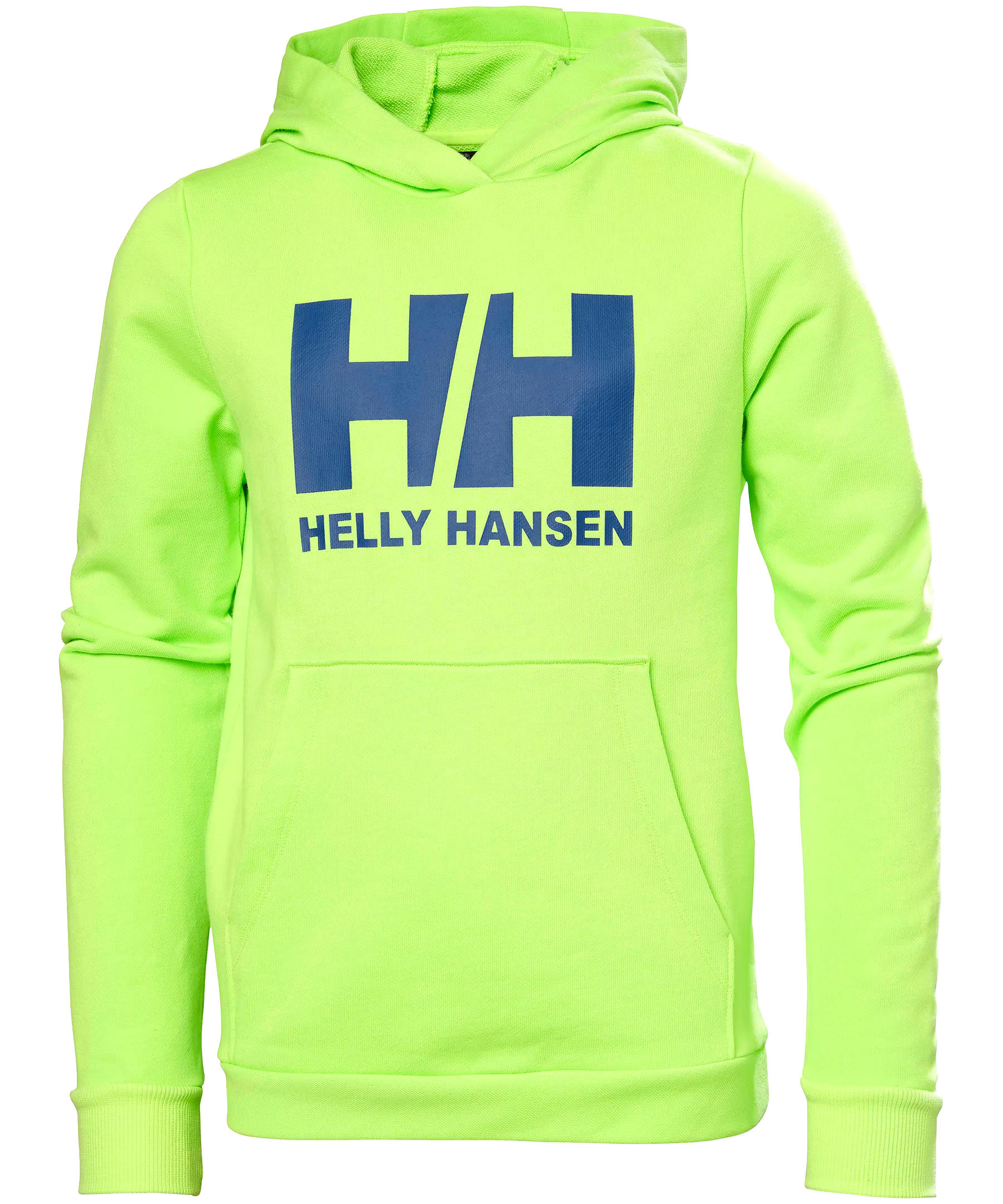 Helly Hansen Kids' Unisex 8-16 Years Classic Logo Crossover Neck Hoodie Sweatshirt with Kangaroo Pocket