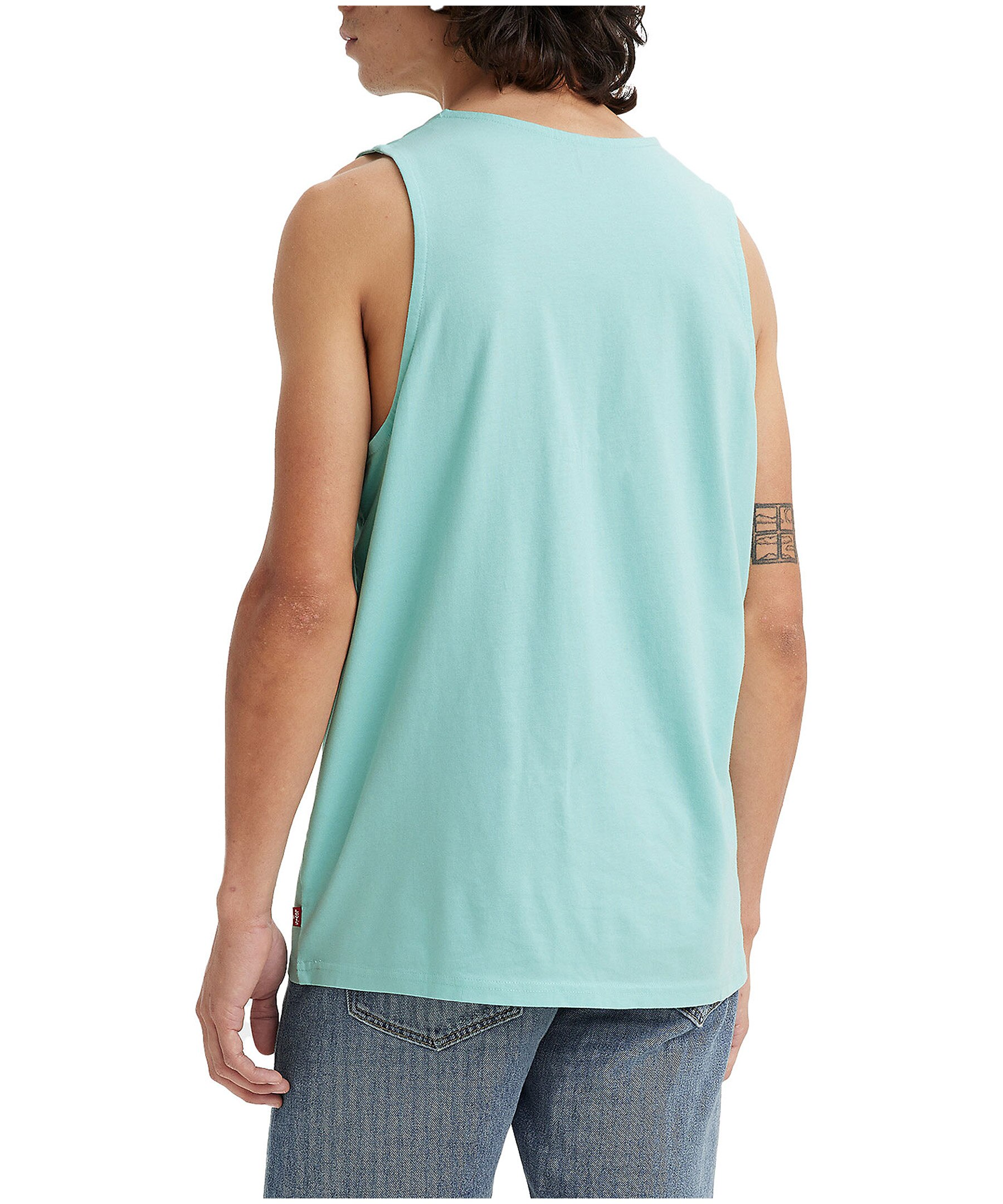 Levi's Men's Frequent Flyer Graphic Relaxed Fit Cotton Tank Top