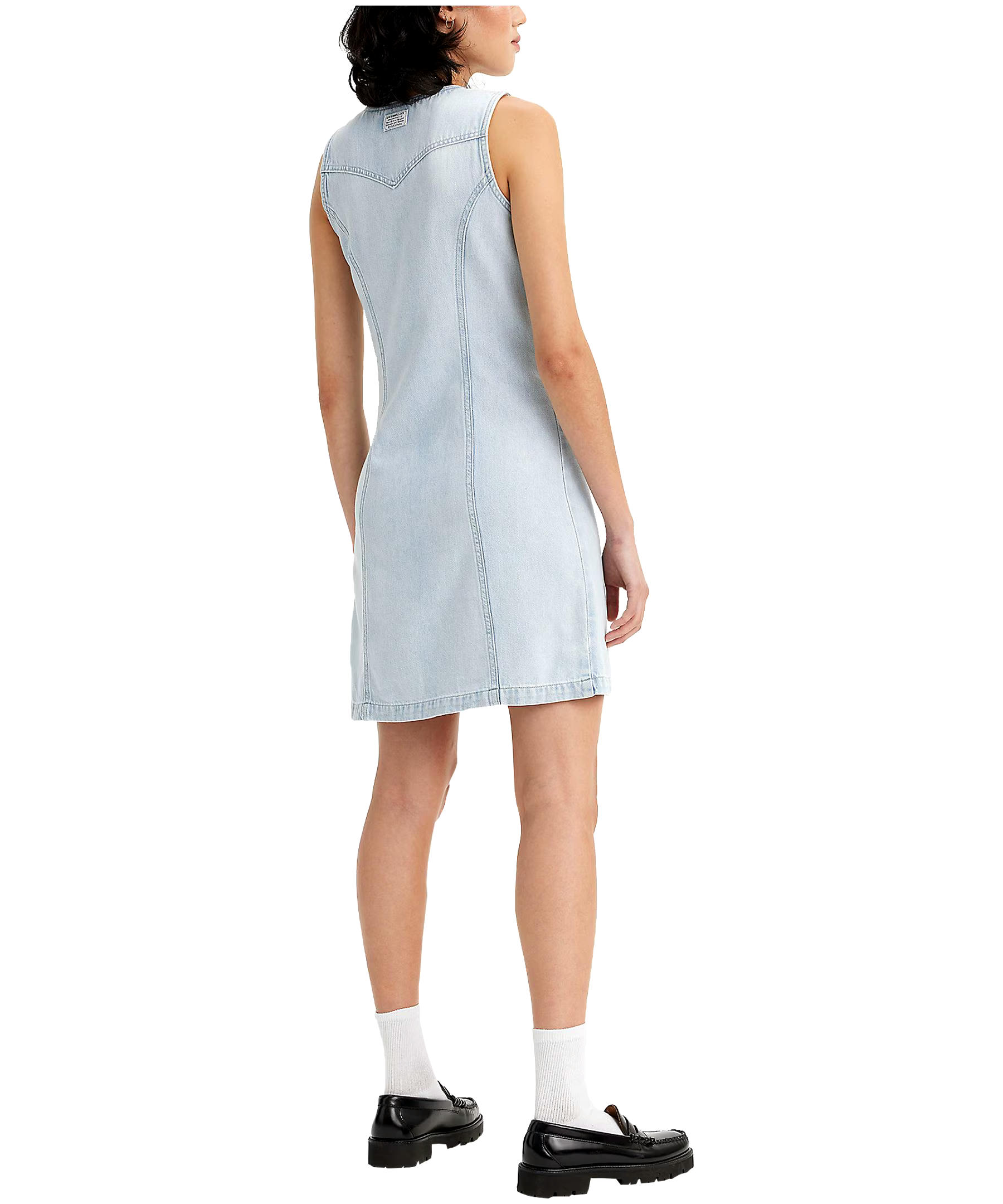 Levi's Women's Thora Fitted Button Up Sleeveless Mini Dress