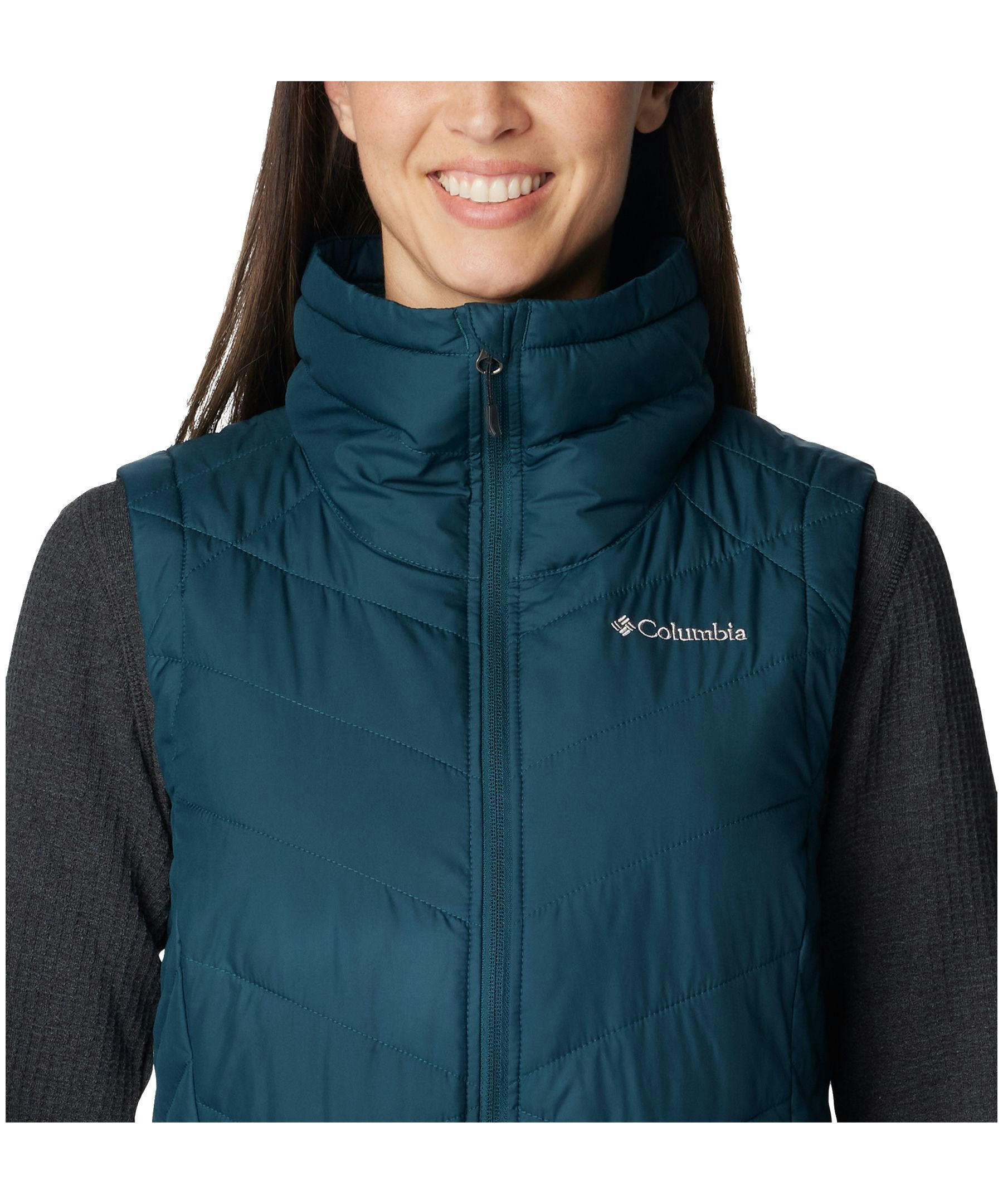 Columbia Women's Heavenly Vest, Insulated, Semi-Fitted, Winter, Long