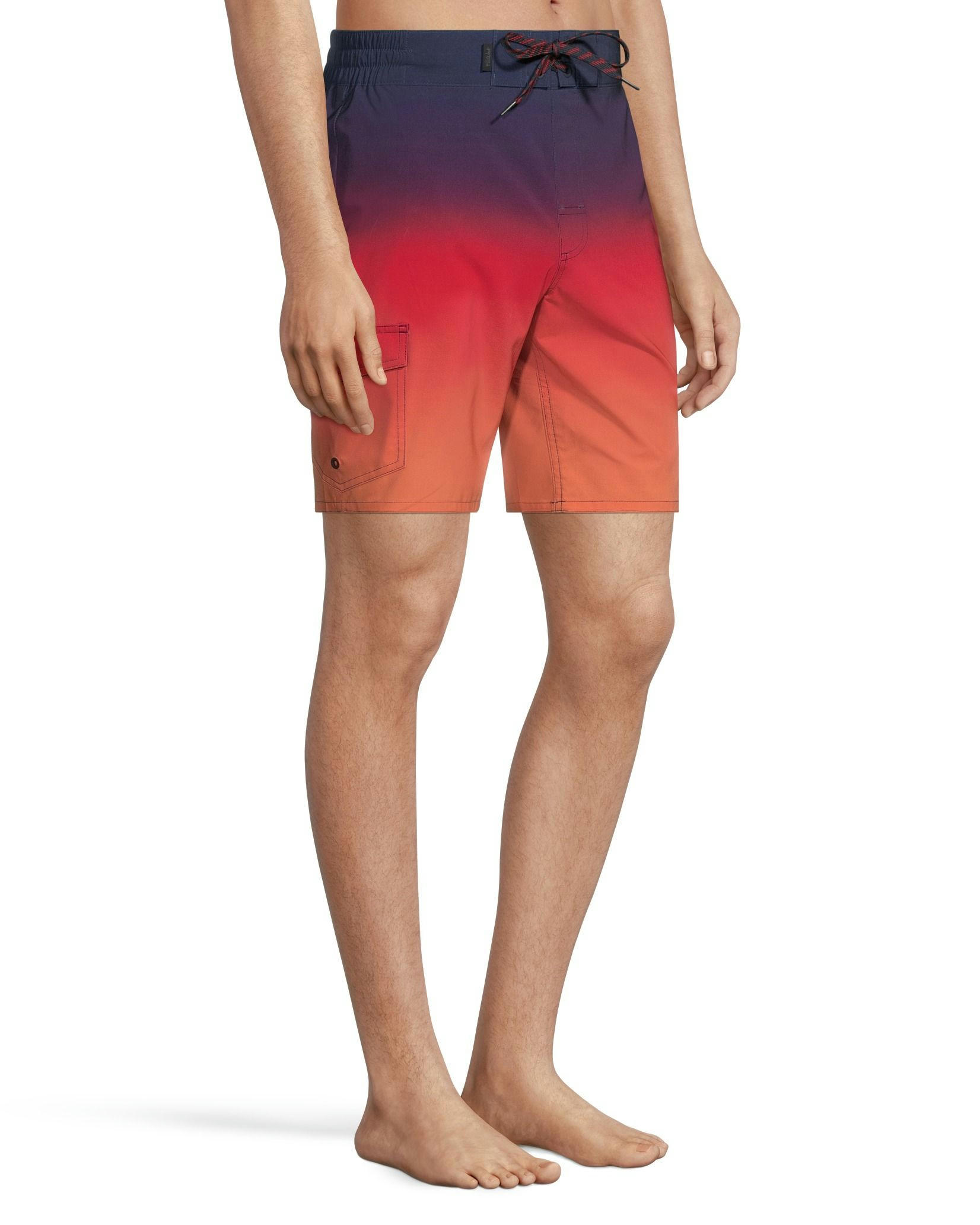 Men's Ombre Quick Dry E-Board Shorts