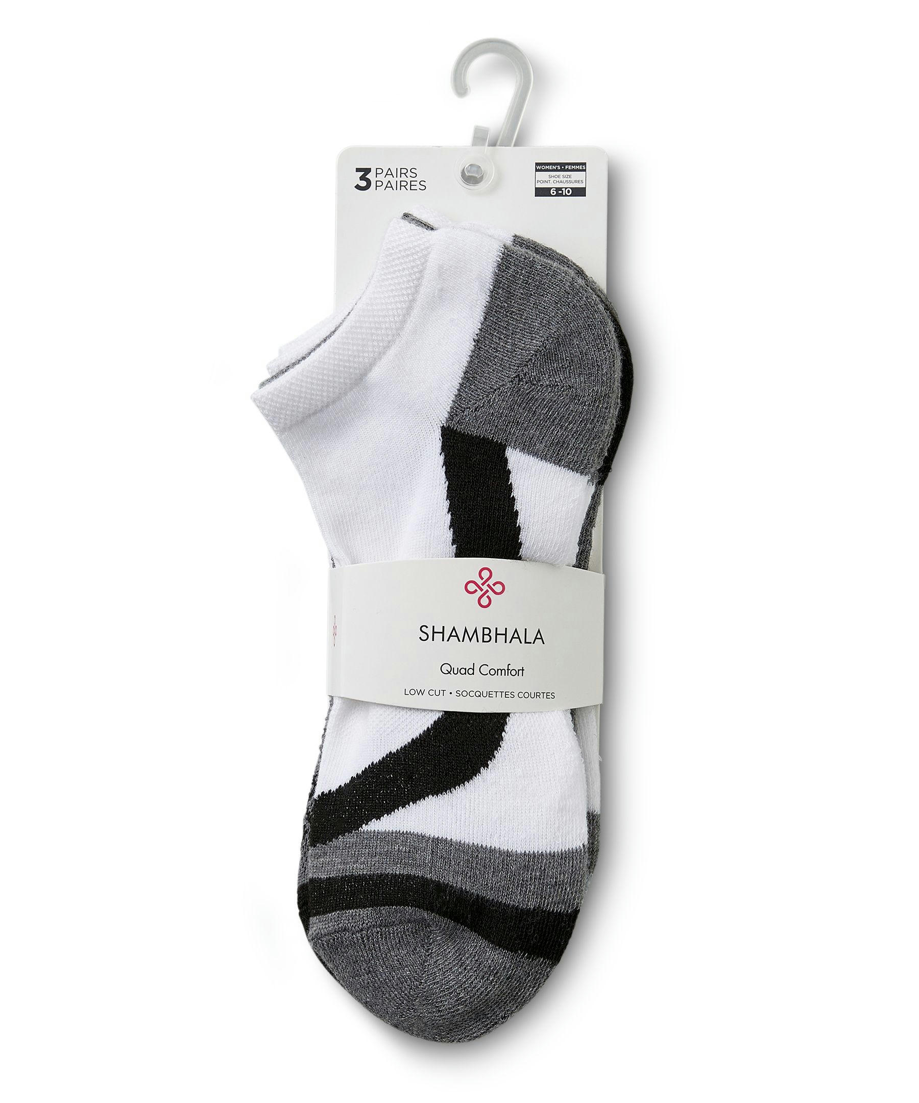 Shambhala Women's 3-Pack Low Cut Sport Socks