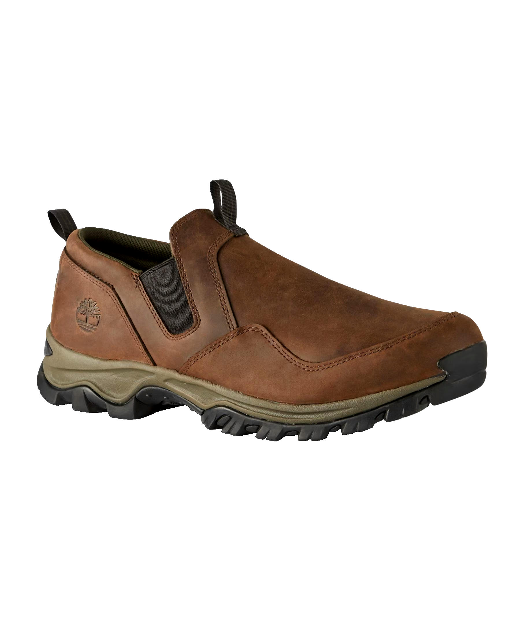 Timberland Men's Mt Maddsen Slip On Leather Shoes Brown - Wide