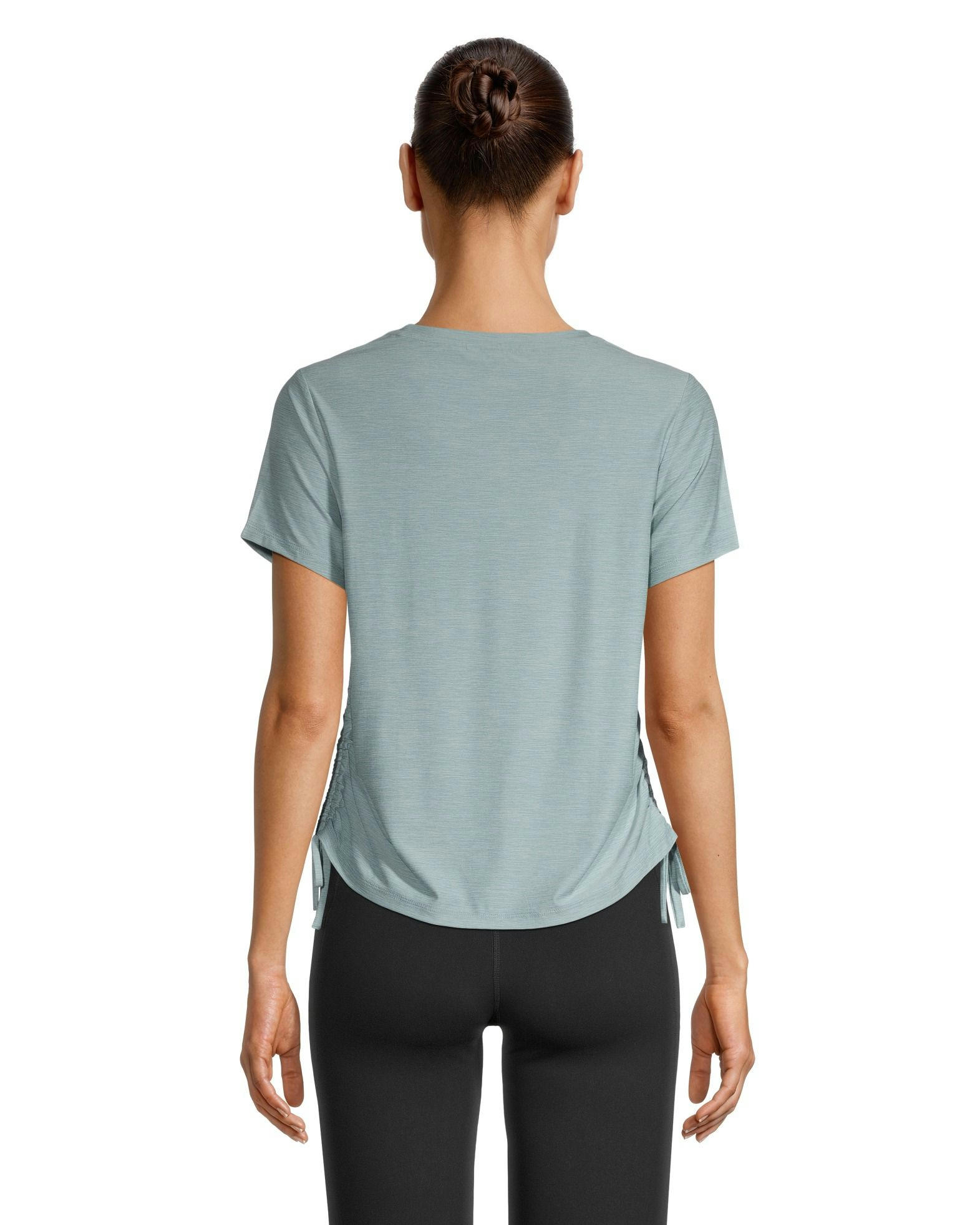 Shambhala Women's Semi Fitted Ruched T Shirt