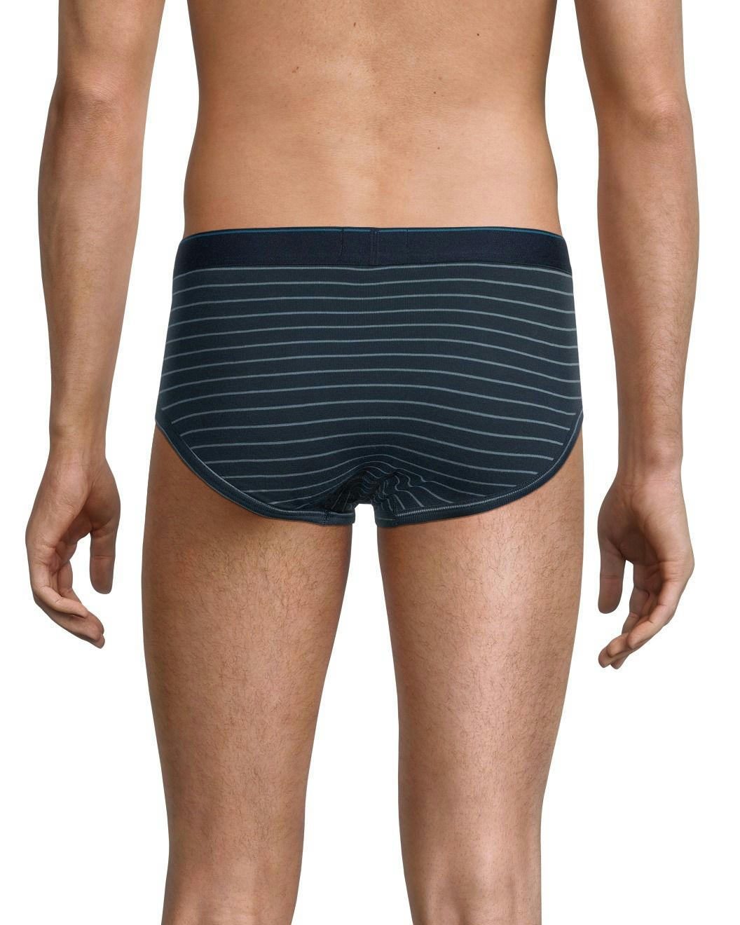 Denver Hayes Men's 3 Pack Yarn Dye Basic Briefs