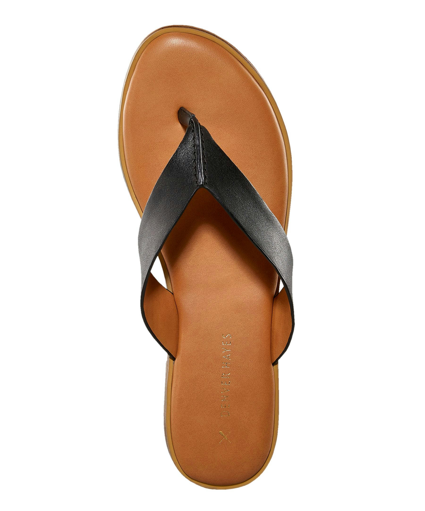 Women's Krystal Leather Flip Flop Sandals