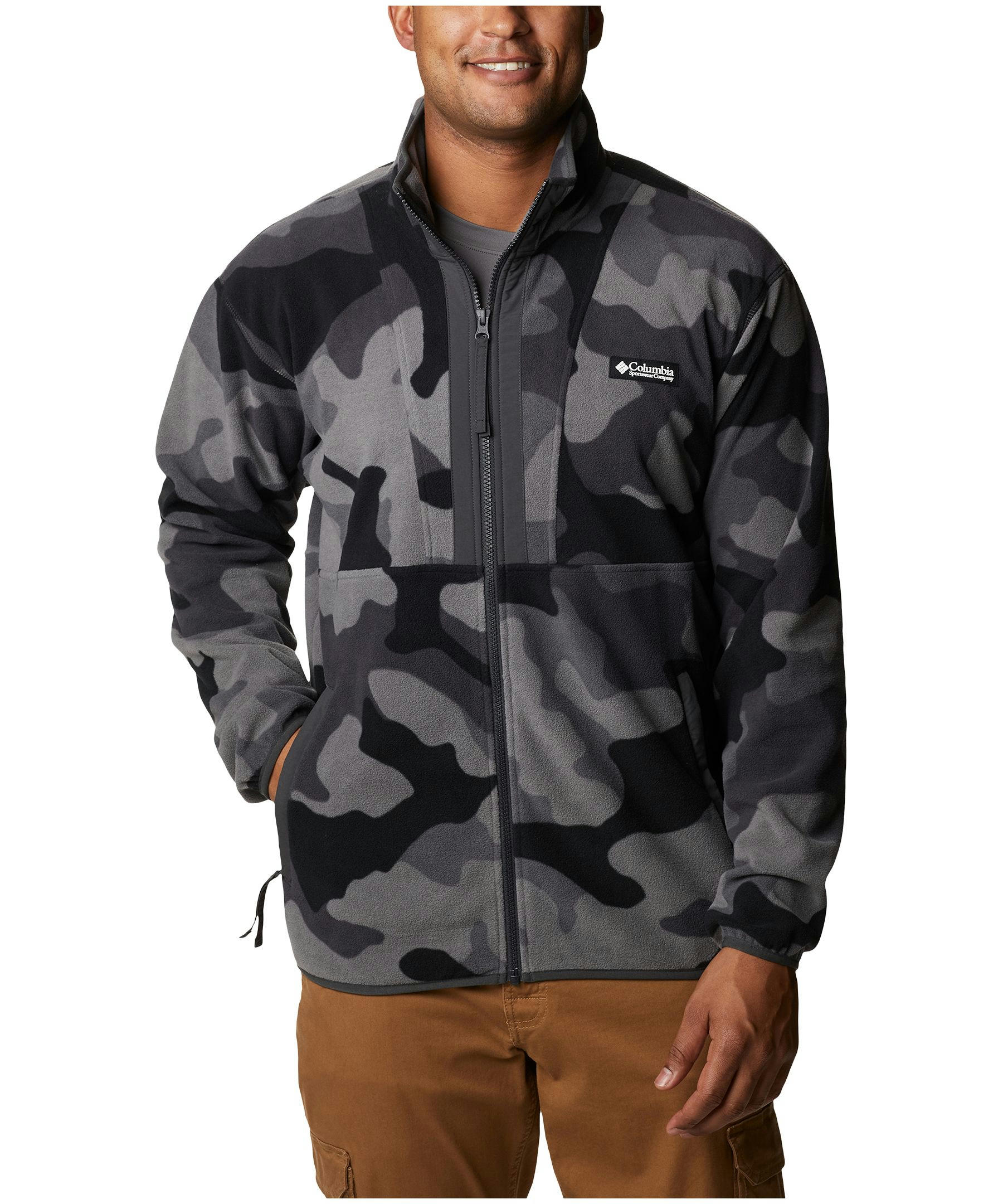 Columbia Men's Back Bowl Lightweight Full Zip Fleece Sweatshirt