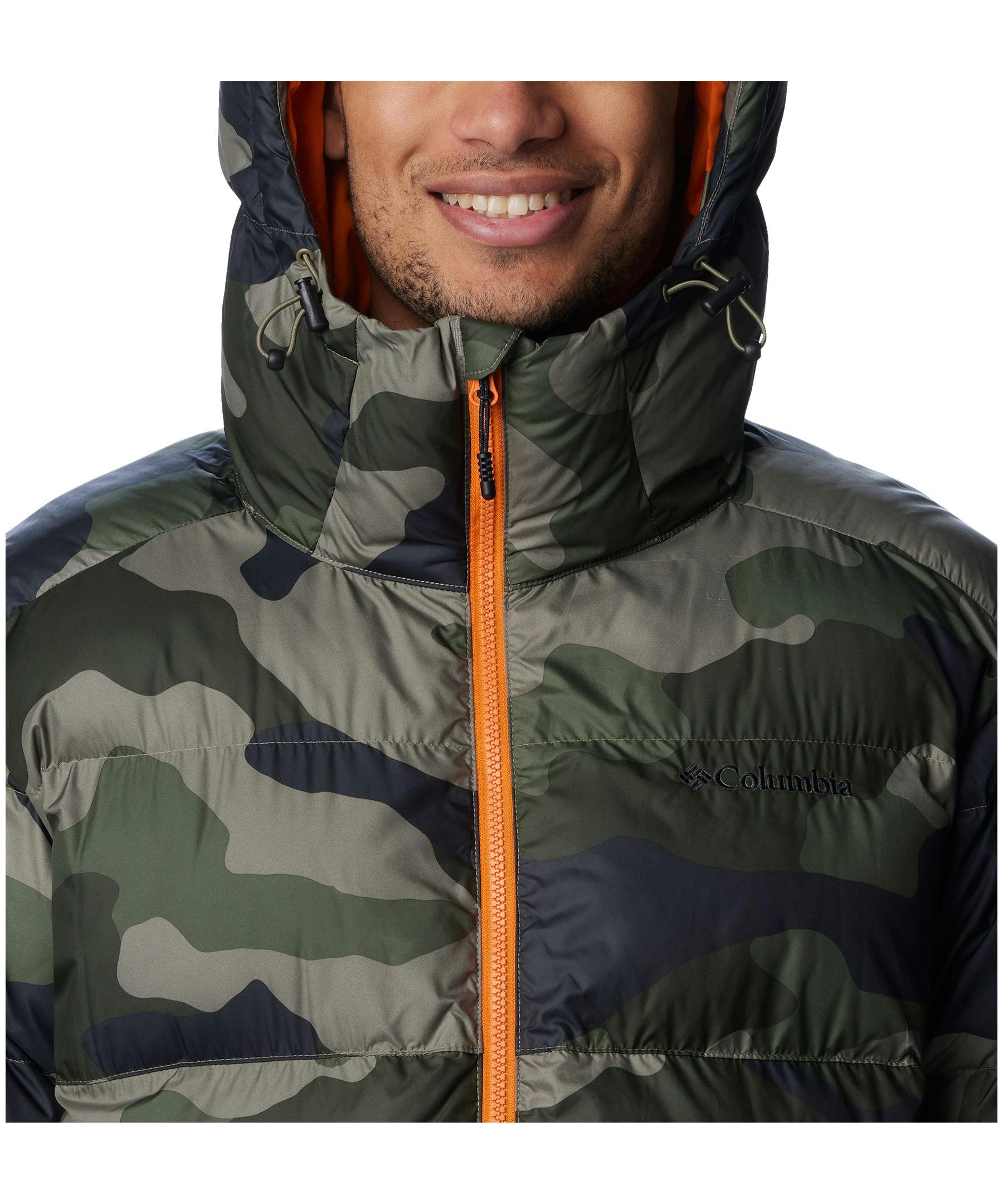 Columbia Men's Pike Lake II Omni-Heat Water Repellent Insulated Hooded Puffer Jacket