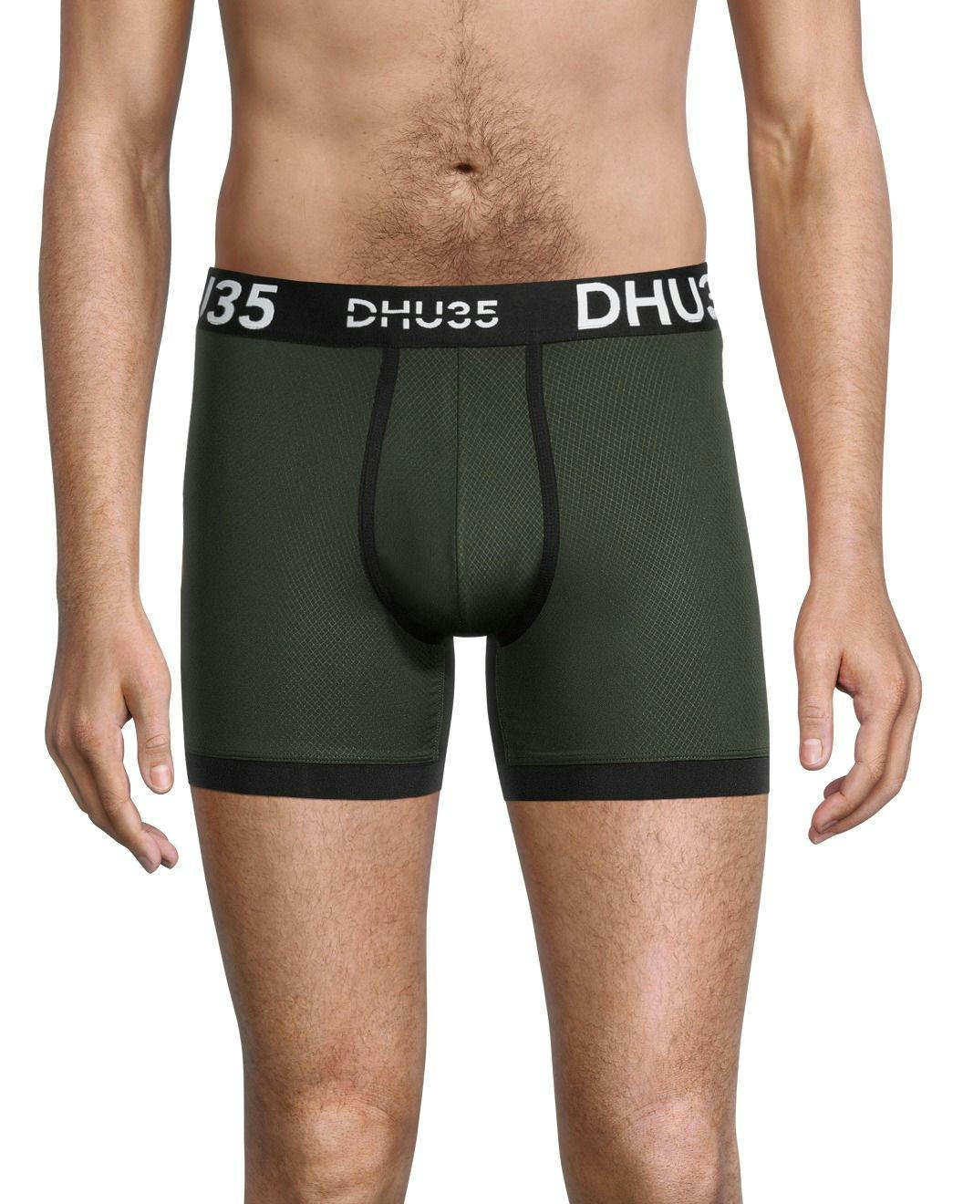 Denver Hayes Men's 3 Pack Fashion Microfiber Heat Press Boxer Briefs