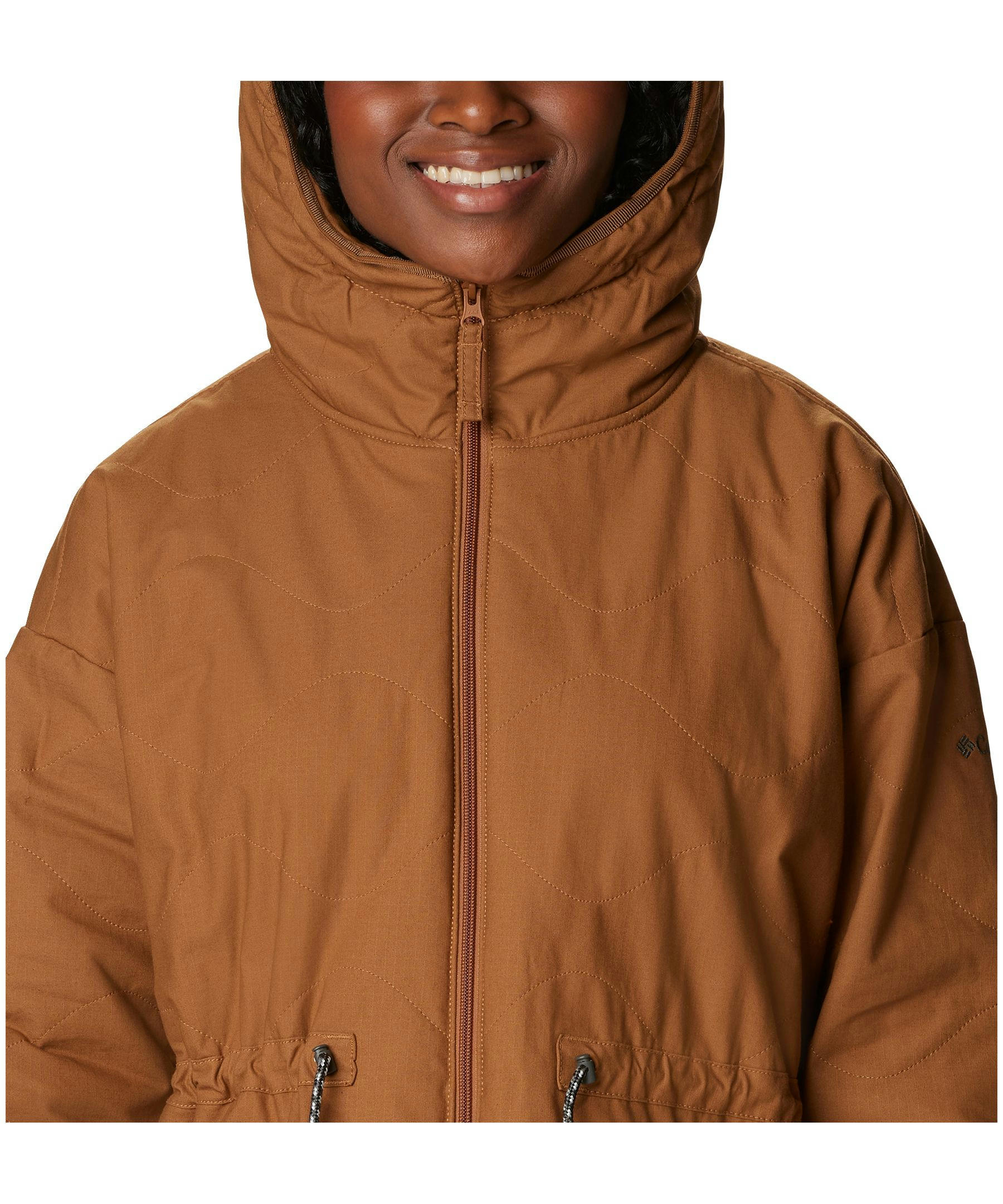 Columbia Women's Crystal Crest Quilted Sherpa-Lined Jacket