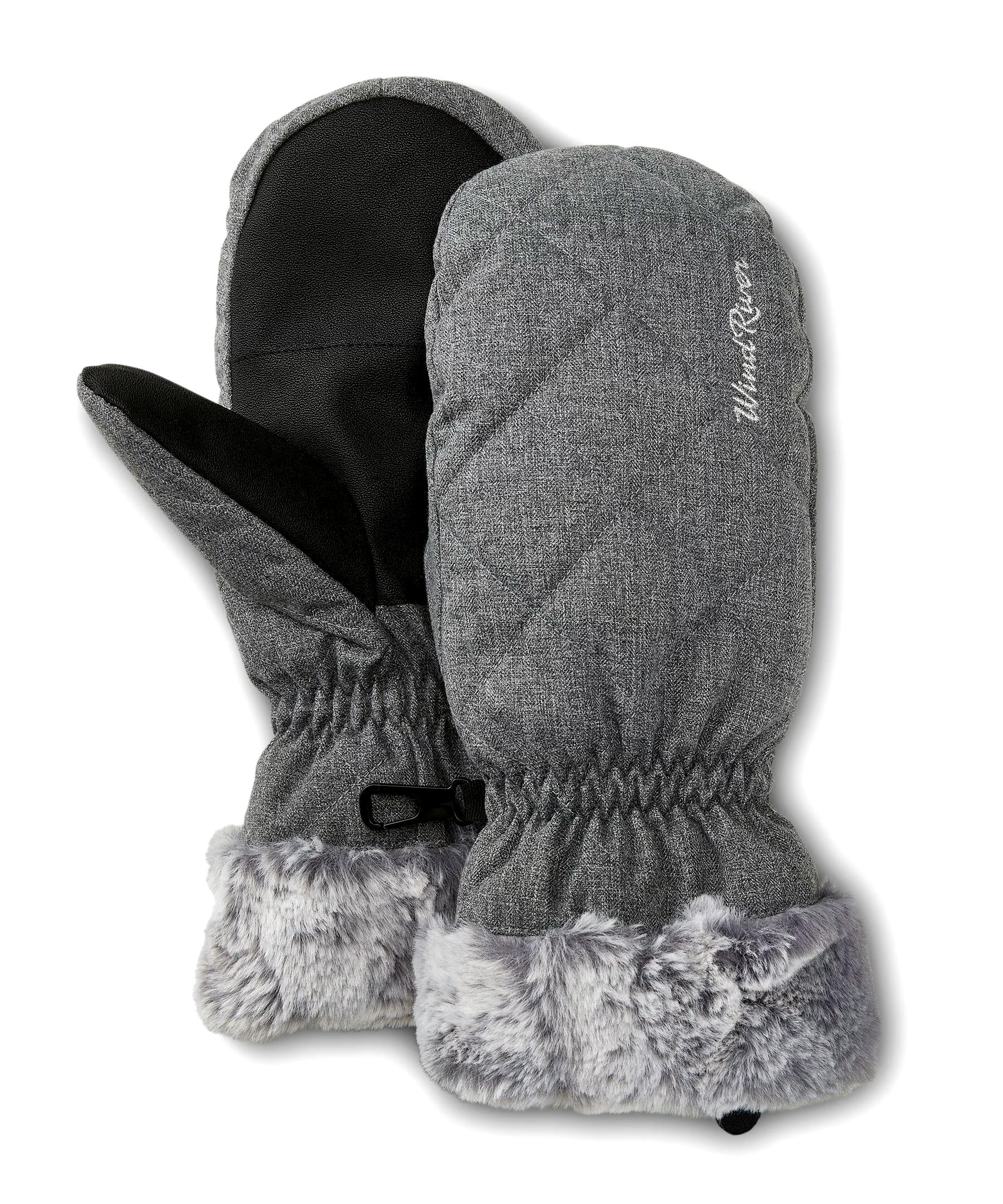 WindRiver Women's T-Max Insulation with Hyper-Dri Hyper Dri 3 Faux Fur Cuff Mittens