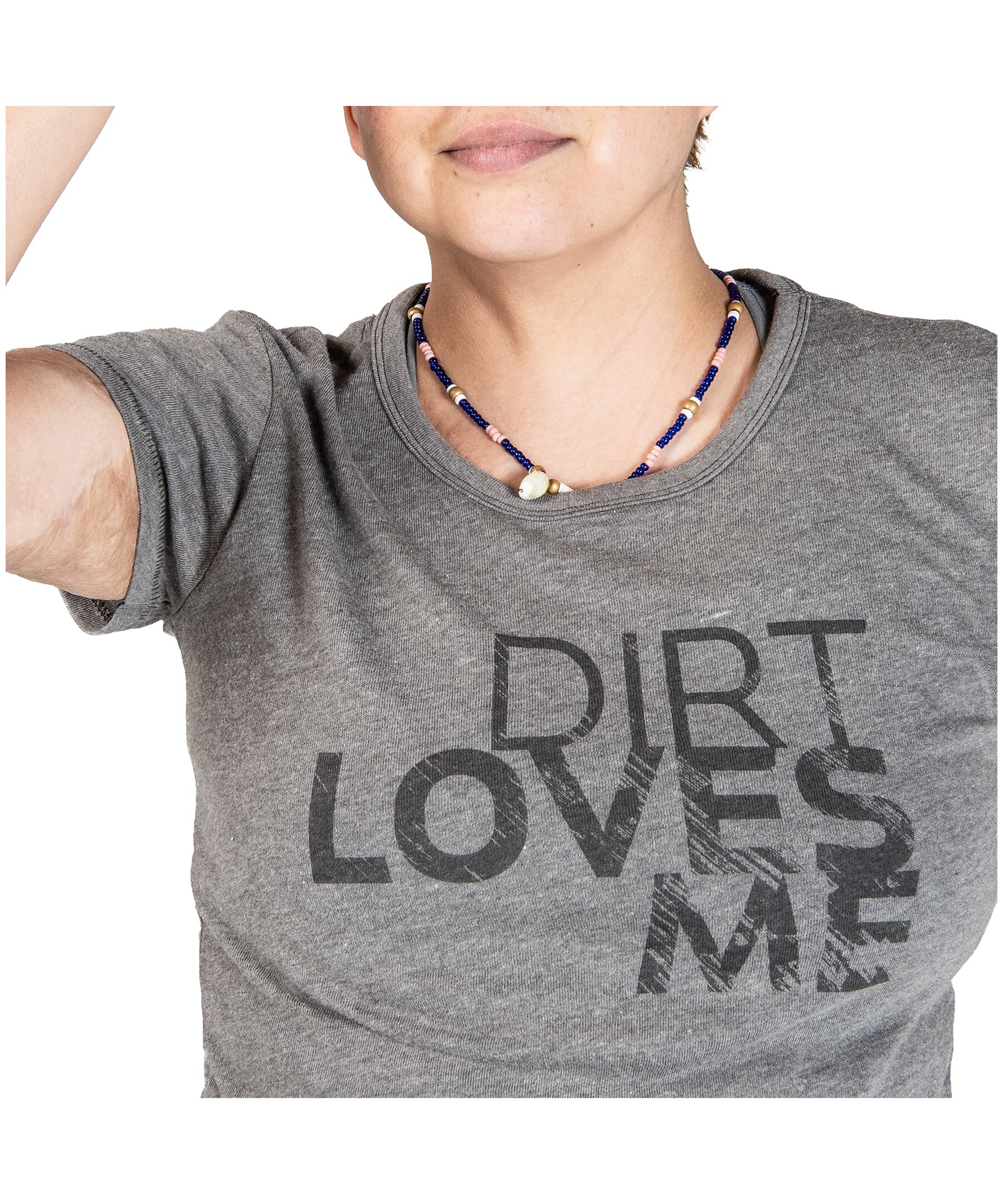 Women's Dirt Graphic Crewneck Work T Shirt