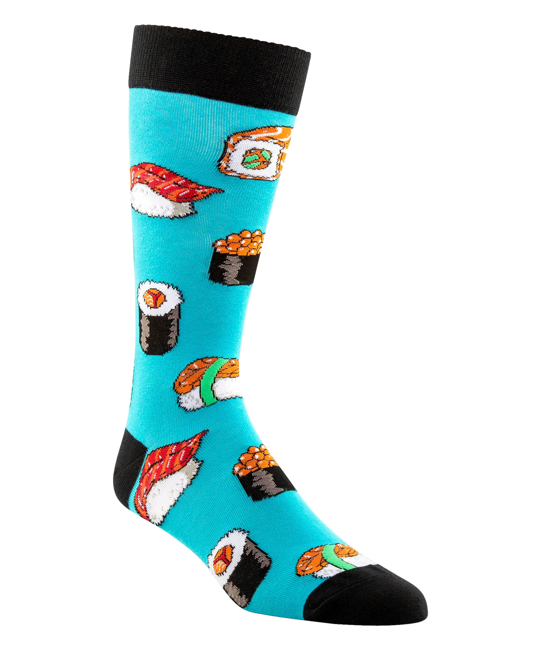 Denver Hayes Men's Novelty Food Pattern Crew Socks