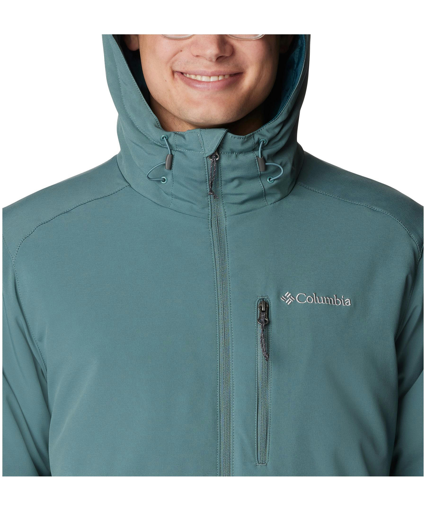 Columbia Men's Gate Racer Water Resistant Hooded Insulated Softshell Jacket
