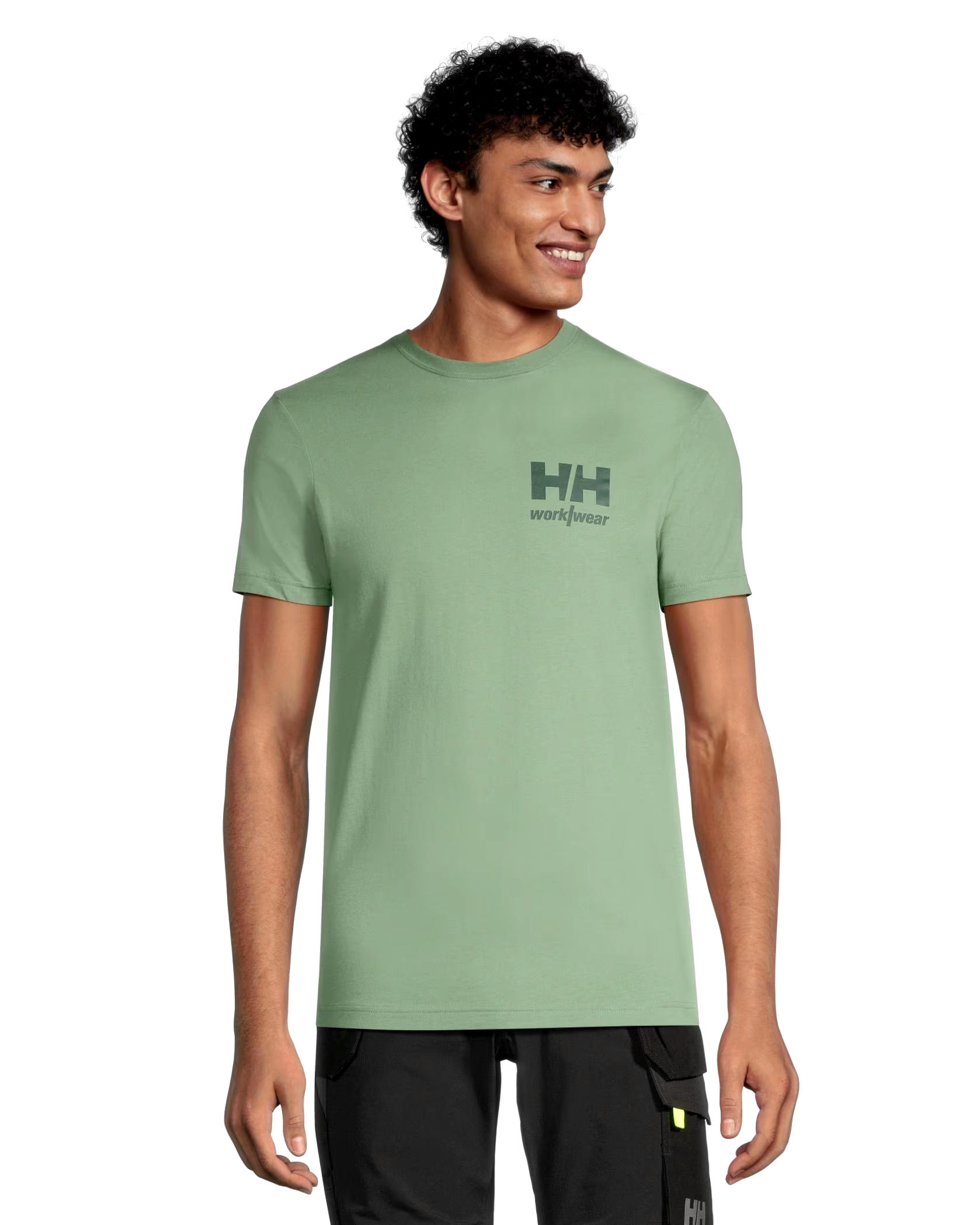 Helly Hansen Workwear Men's Chest Logo Cotton Short Sleeve T Shirt